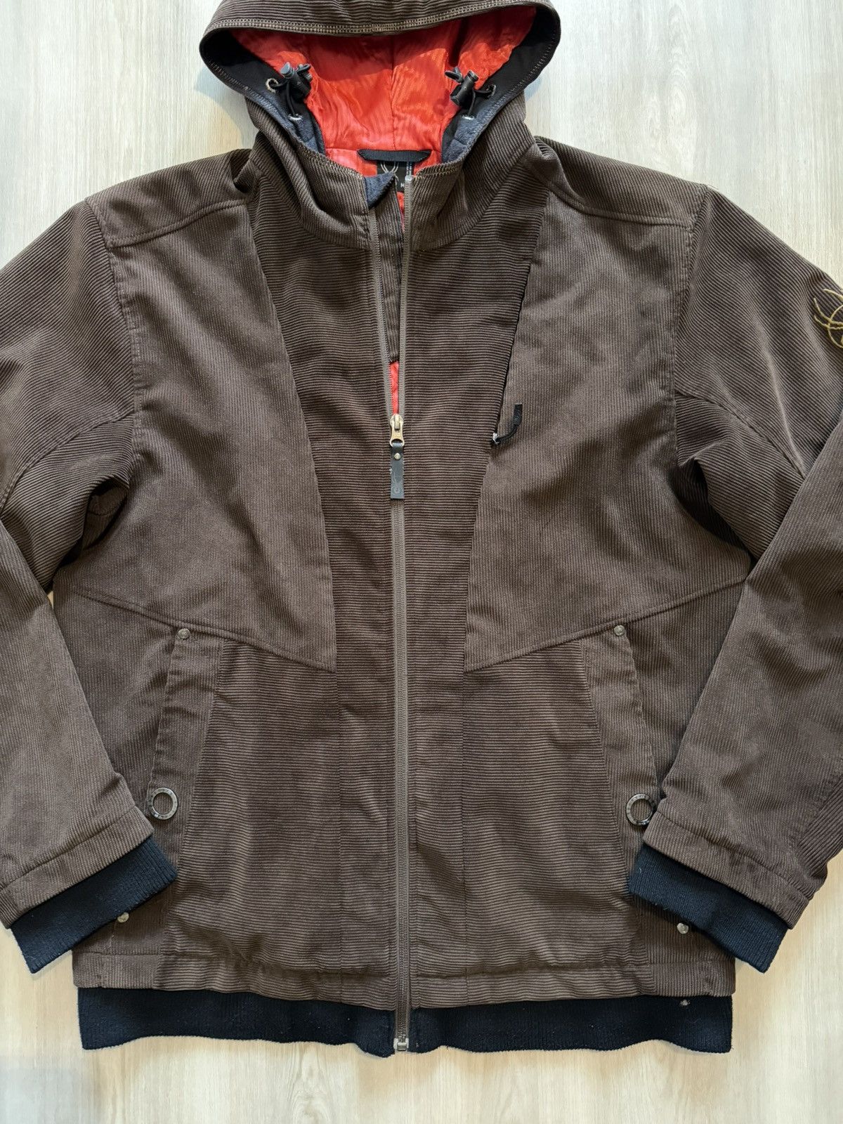 Spyder Spyder Corduroy Bomber Jacket w/ Hood Sz M Size M / US 6-8 / IT 42-44 - 2 Thumbnail