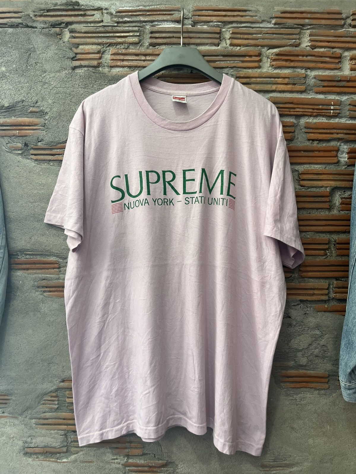 Supreme SUPREME NUOVA YORK - STATI UNIT 00’s Tshirt Size US XL / EU 56 / 4 - 2 Thumbnail