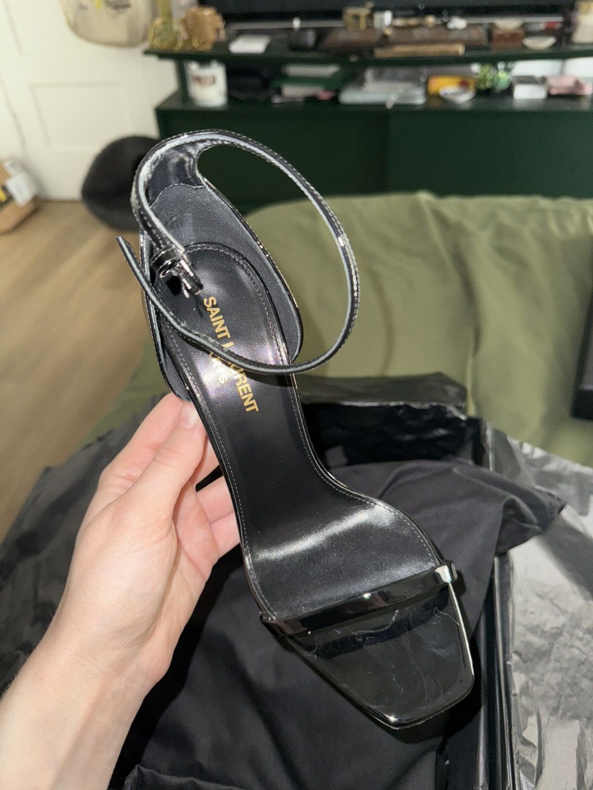Yves Saint Laurent Opyum 110 heels Size US 7.5 / IT 37.5 - 4 Thumbnail