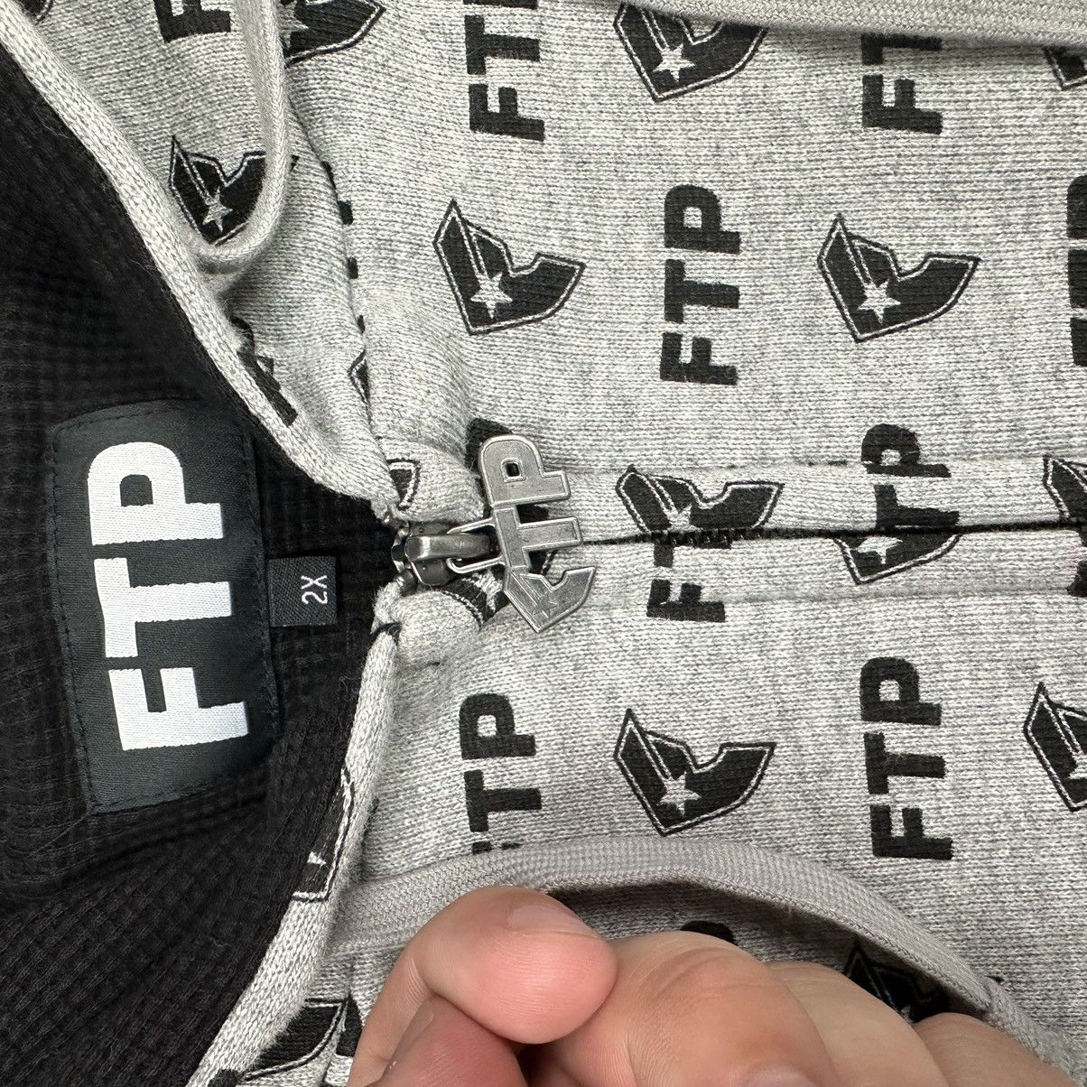 Fuck The Population × G59 Records FTP X Famous Zip Up 2X-Large Size US XXL / EU 58 / 5 - 4 Thumbnail