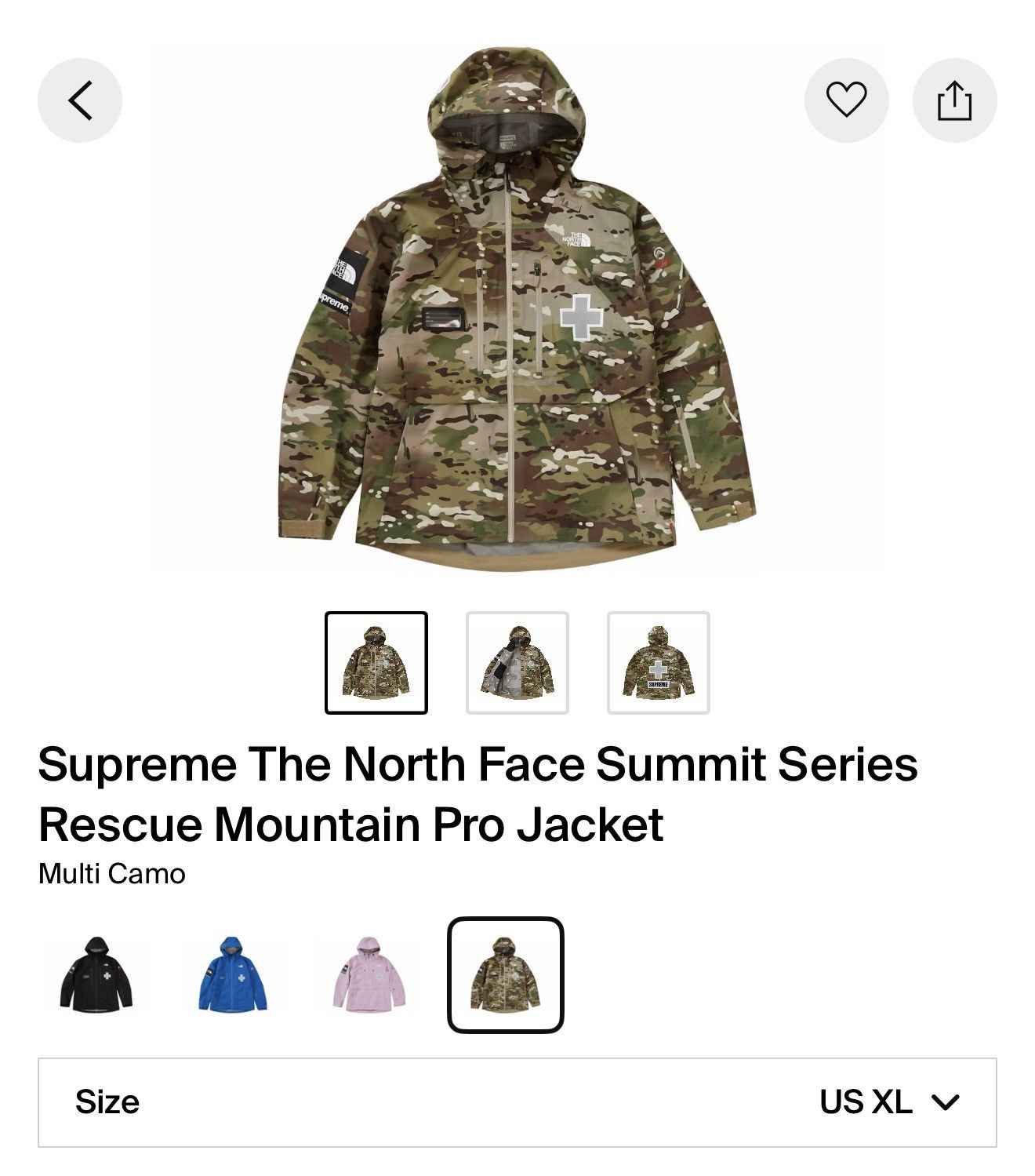 Supreme × The North Face Supreme The North Face Summit Series Pro Jacket Size US XL / EU 56 / 4 - 1 Thumbnail