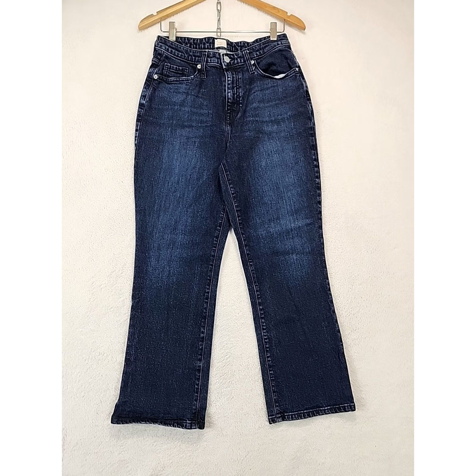 Vintage VINTAGE? A New Day Womens High Rise Tapered Leg Stretch Blue Mom Jeans 8/29R Retro Size 30" / US 8 / IT 44 - 3 Thumbnail