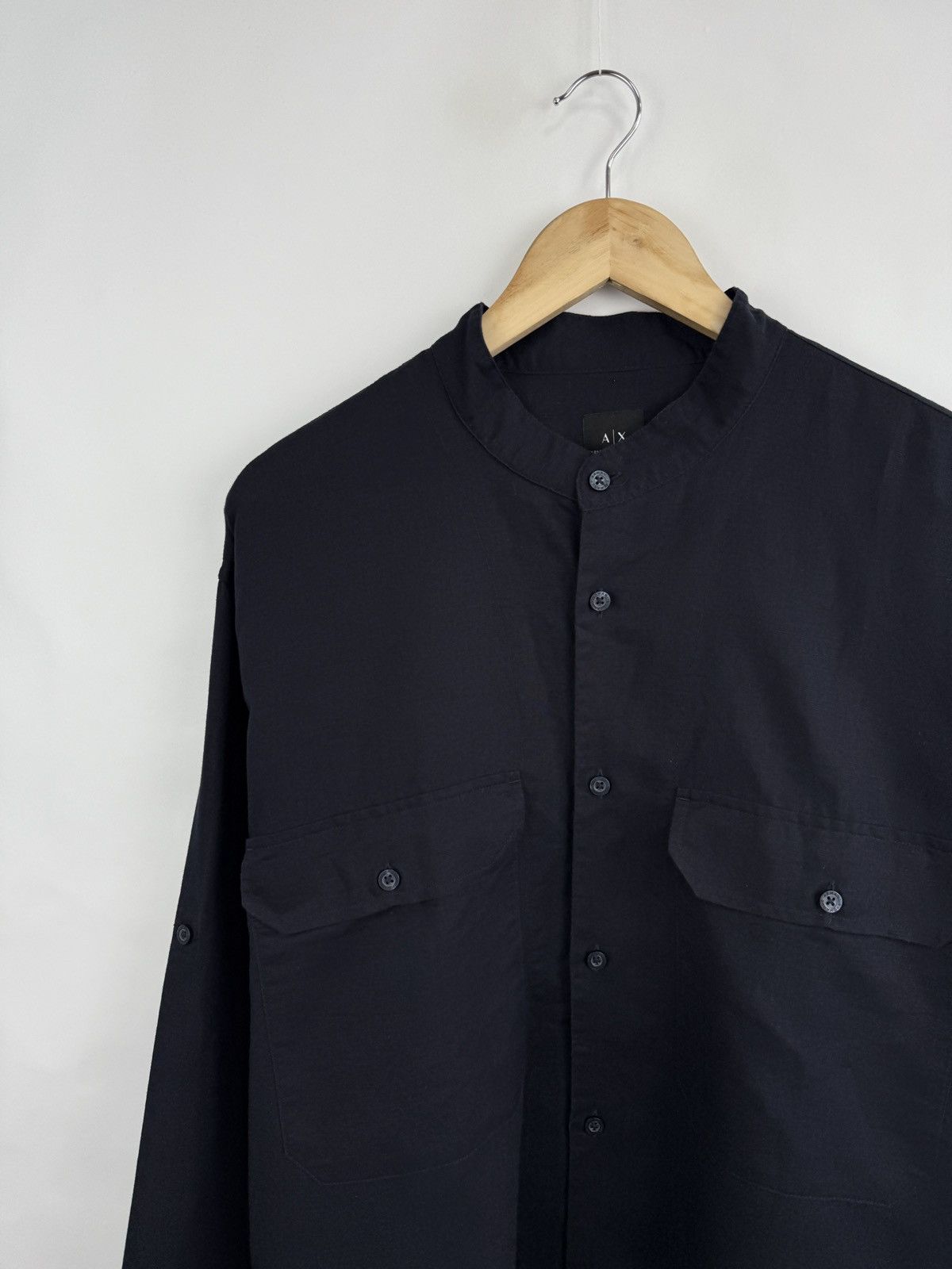 Armani Exchange 🇺🇸 Y2K Armani Exchange Linen Luxury Shirt Retro Hype Rare Size US XL / EU 56 / 4 - 6 Thumbnail