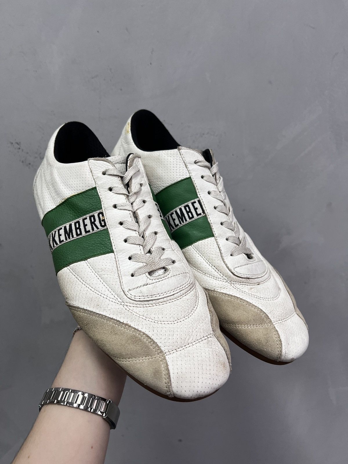 Dirk Bikkembergs Bikkembergs White Leather Sneakers Vintage Sport Style 46 Size US 13 / EU 46 - 1 Thumbnail