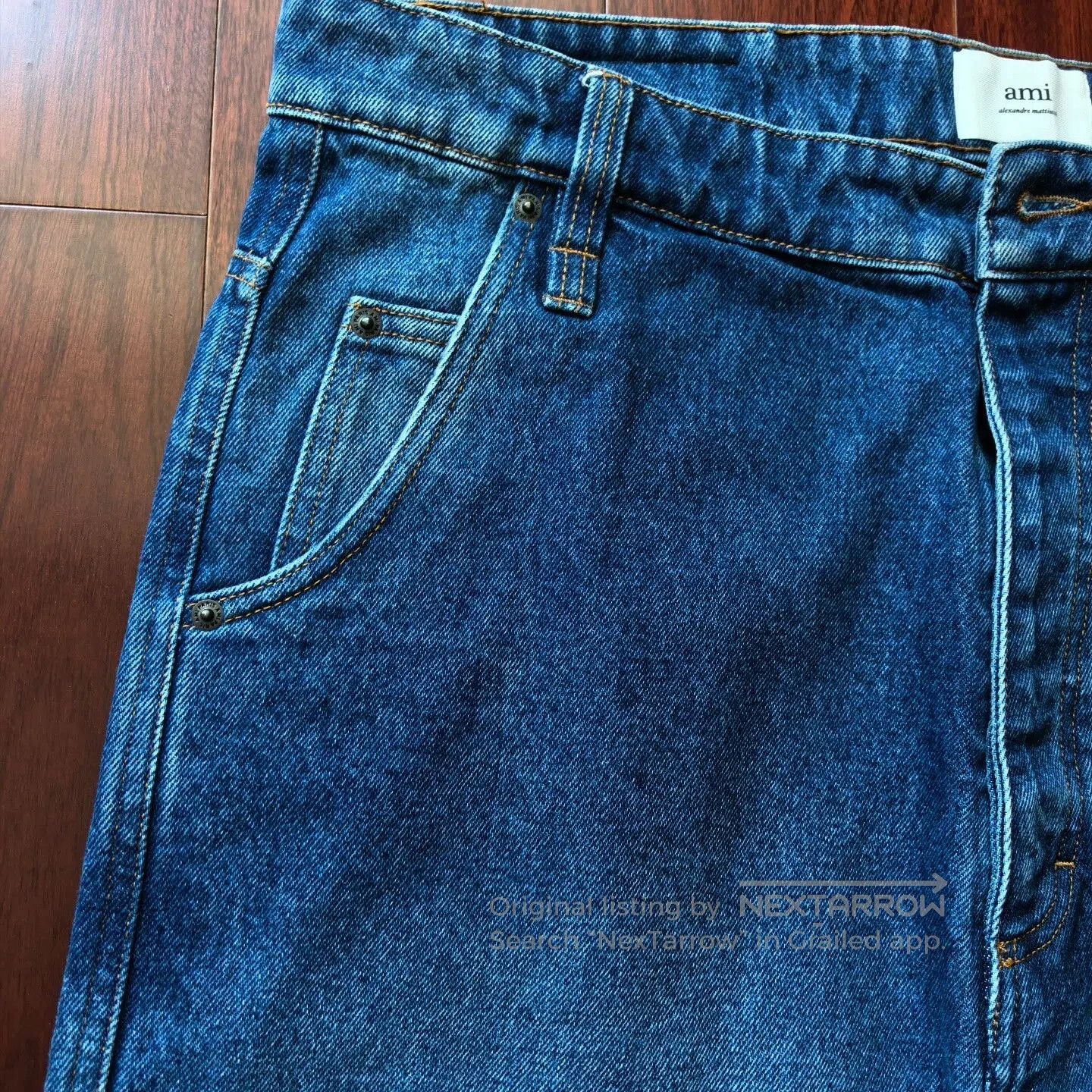 AMI loose straight-leg denim pants by AMI. Size US 36 / EU 52 - 4 Thumbnail