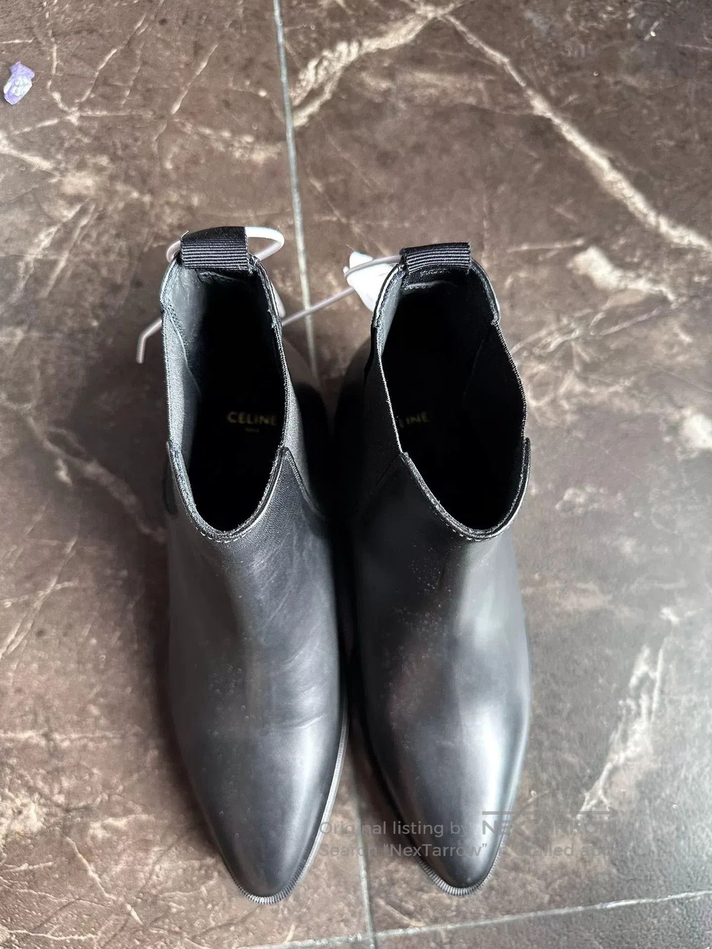 Celine Celine Women's Black Chelsea Boots. Size US 7 / IT 37 - 3 Thumbnail