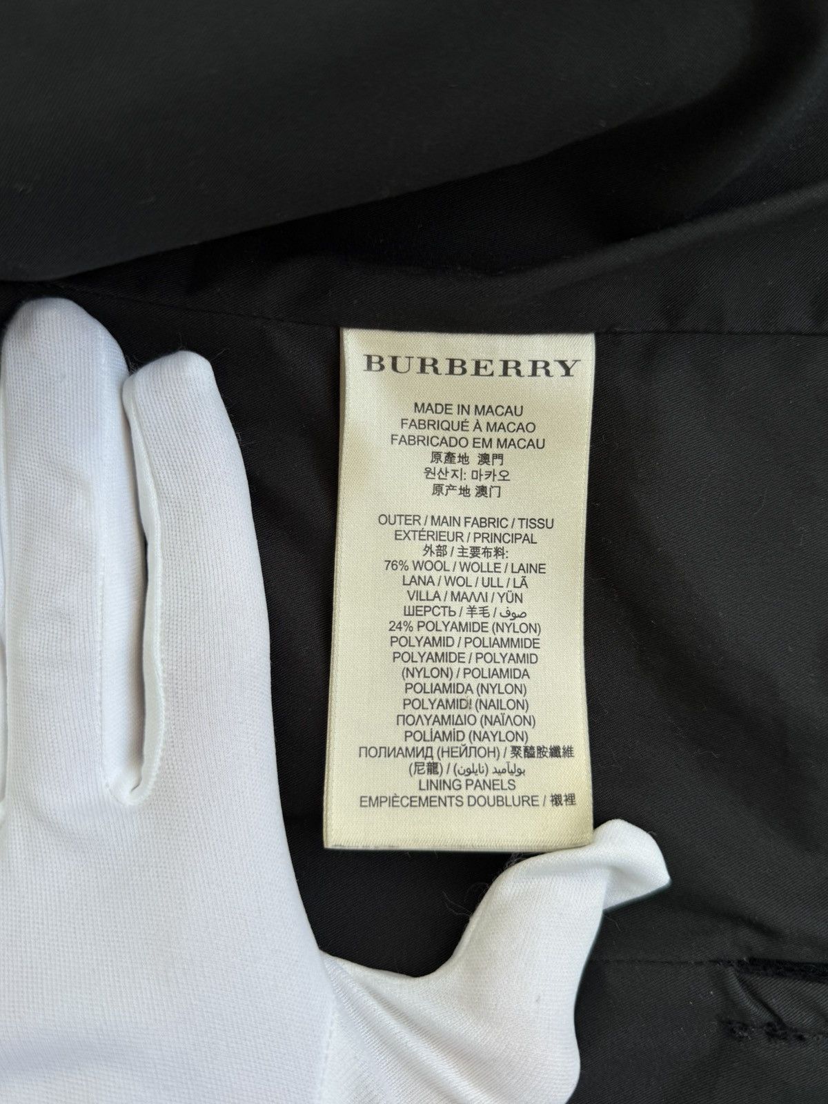 Burberry Burberry Brit Eckford Wool Double Breasted Peacoat Size S Size US S / EU 44-46 / 1 - 12 Thumbnail