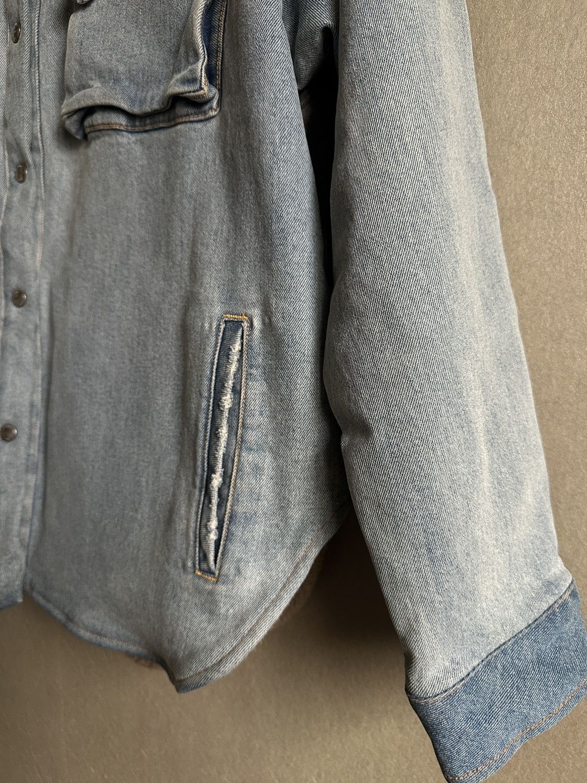 Rhude Rhude sherpa denim jacket Size US L / EU 52-54 / 3 - 5 Thumbnail