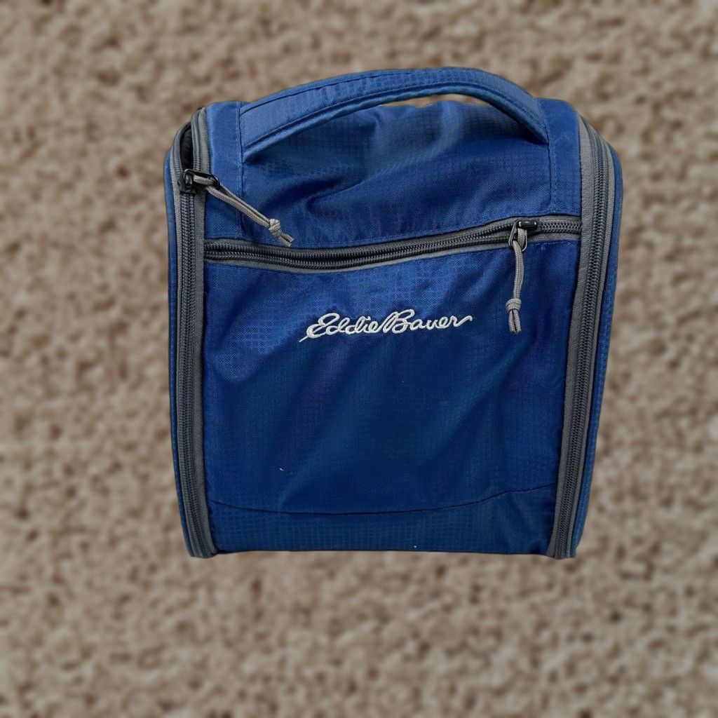 Eddie Bauer 90's Vintage Blue/Green Eddie Bauer Messenger Side Bag