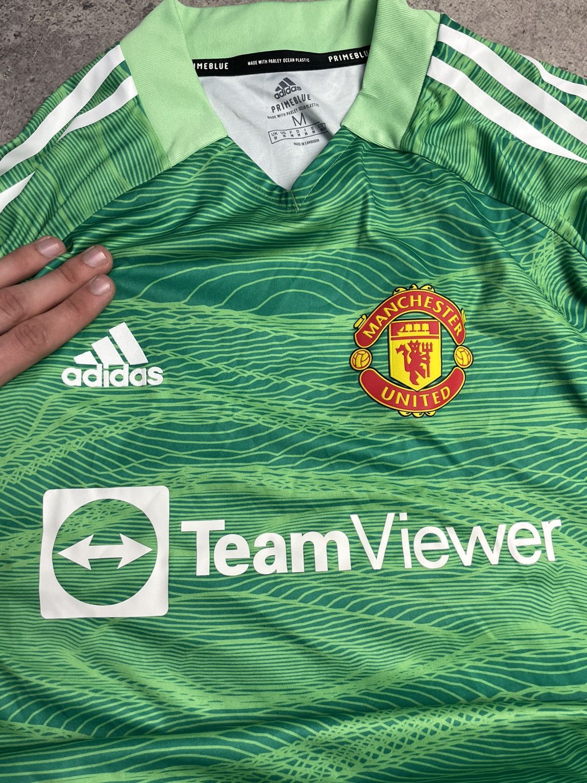Adidas Adidas #13 number 2021 Long Sleeve Manchester United Jersey Size US M / EU 48-50 / 2 - 6 Thumbnail