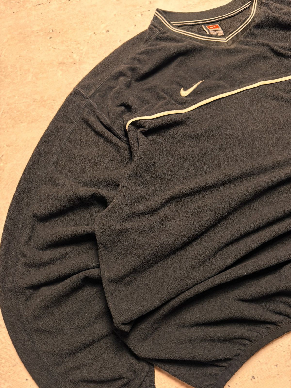 Nike × Vintage NIKE VINTAGE TEDDY CENTER LOGO OVERSIZE BOXY SWEATSHIRT Size US XL / EU 56 / 4 - 3 Thumbnail