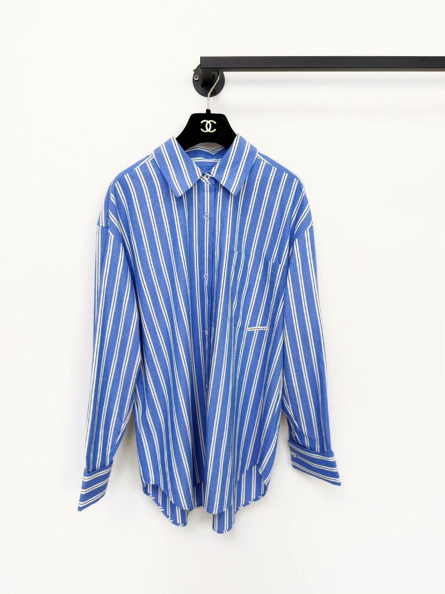 Alexander Wang Alexander Wang Rhinestone Shirt Size US M / EU 48-50 / 2 - 1 Thumbnail