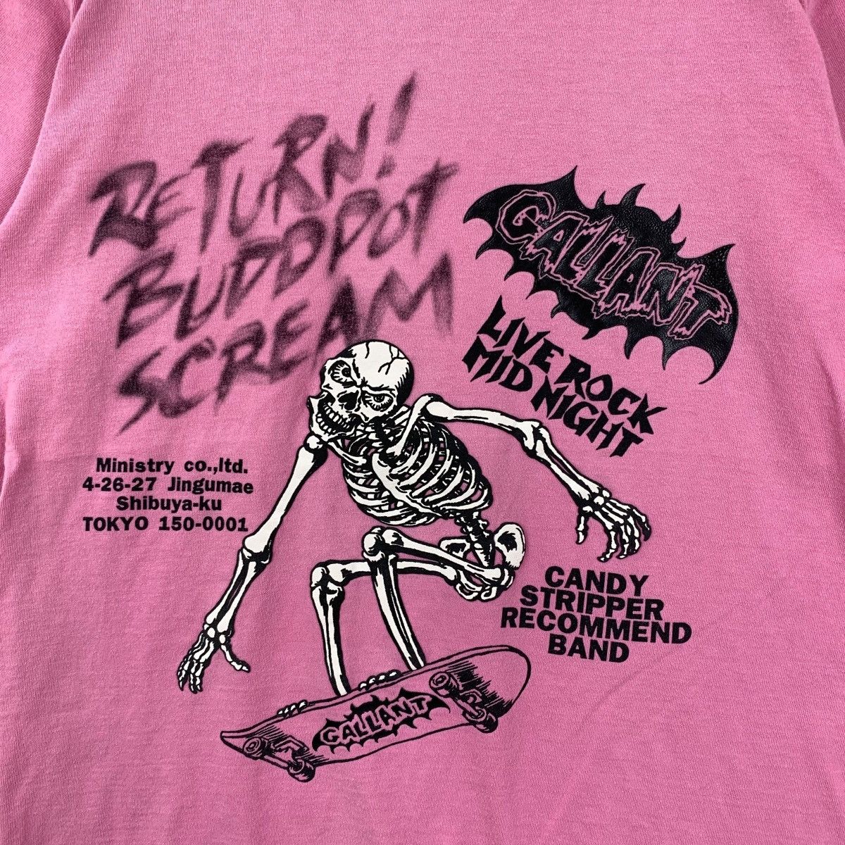 Japanese Brand CANDY STRIPPER GALLANT Japan Band Concert Tshirt Size US L / EU 52-54 / 3 - 3 Thumbnail