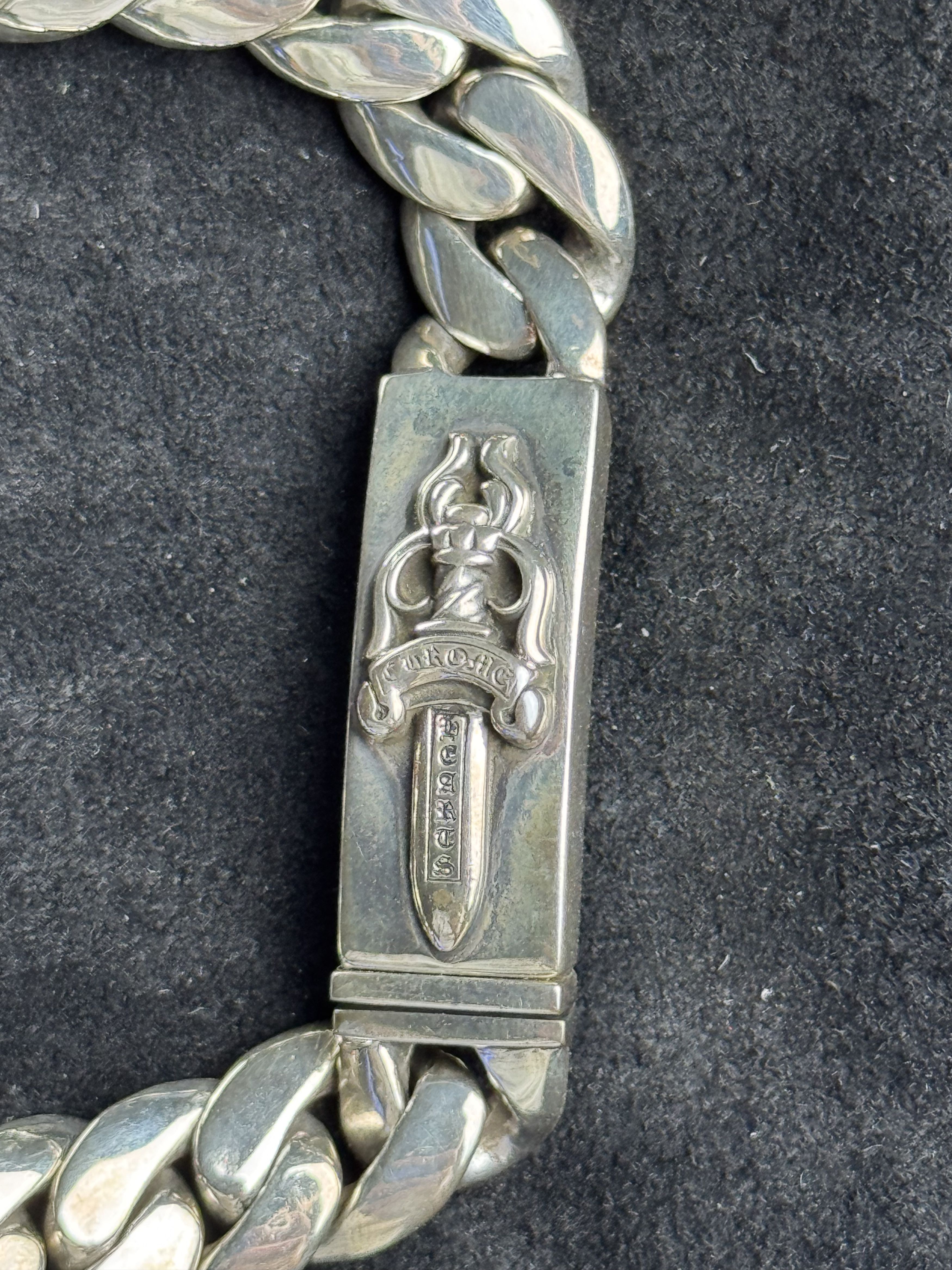 Chrome Hearts Chrome Hearts Small Dagger ID Bracelet 7in .925 Silver Size ONE SIZE - 18 Thumbnail