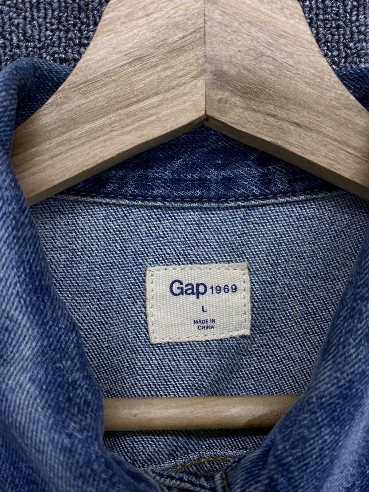 Gap Vintage GAP 1969 Truckers Denim Jeans Size L / US 10 / IT 46 - 6 Thumbnail