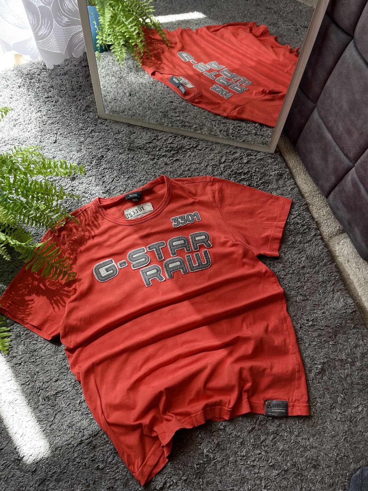 G-Star × Vintage G-Star Raw T-Shirt Streetwear Vintage Big Logo Rare Y2K Size US L / EU 52-54 / 3 - 2 Thumbnail