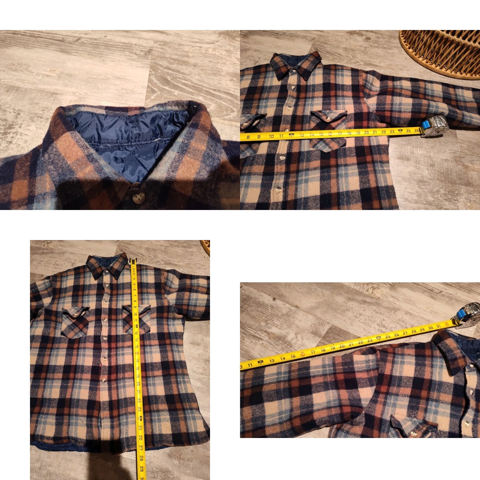 Vintage VINTAGE Sportswear By Country Touch Flannel Shirt Jacket Men Large Wool Blend Plaid Casual 90s Winter Size US L / EU 52-54 / 3 - 8 Thumbnail