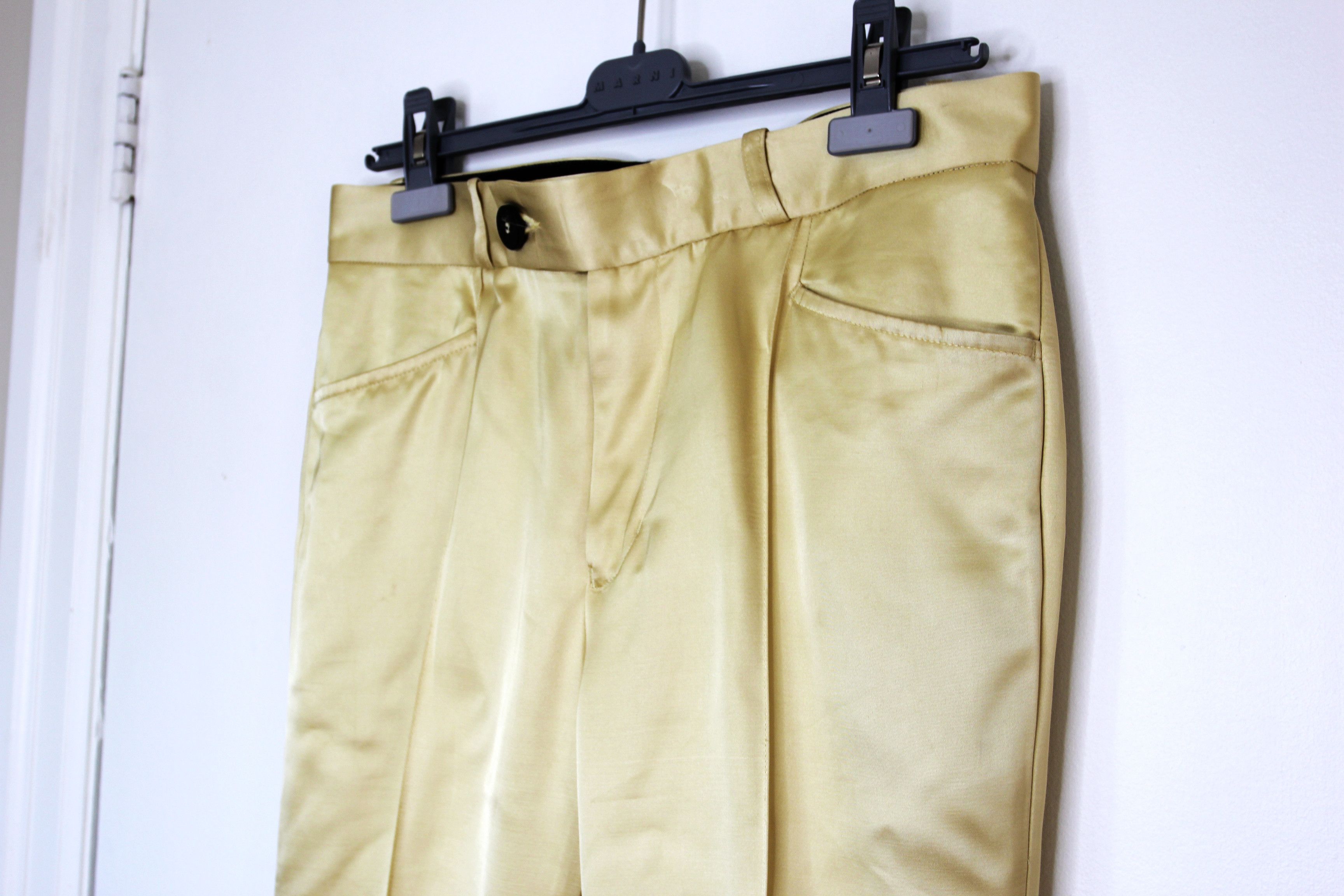 Ernest W. Baker BNWT SS24 ERNEST W. BAKER FLARE PANTS GOLD M Size US 32 / EU 48 - 4 Thumbnail