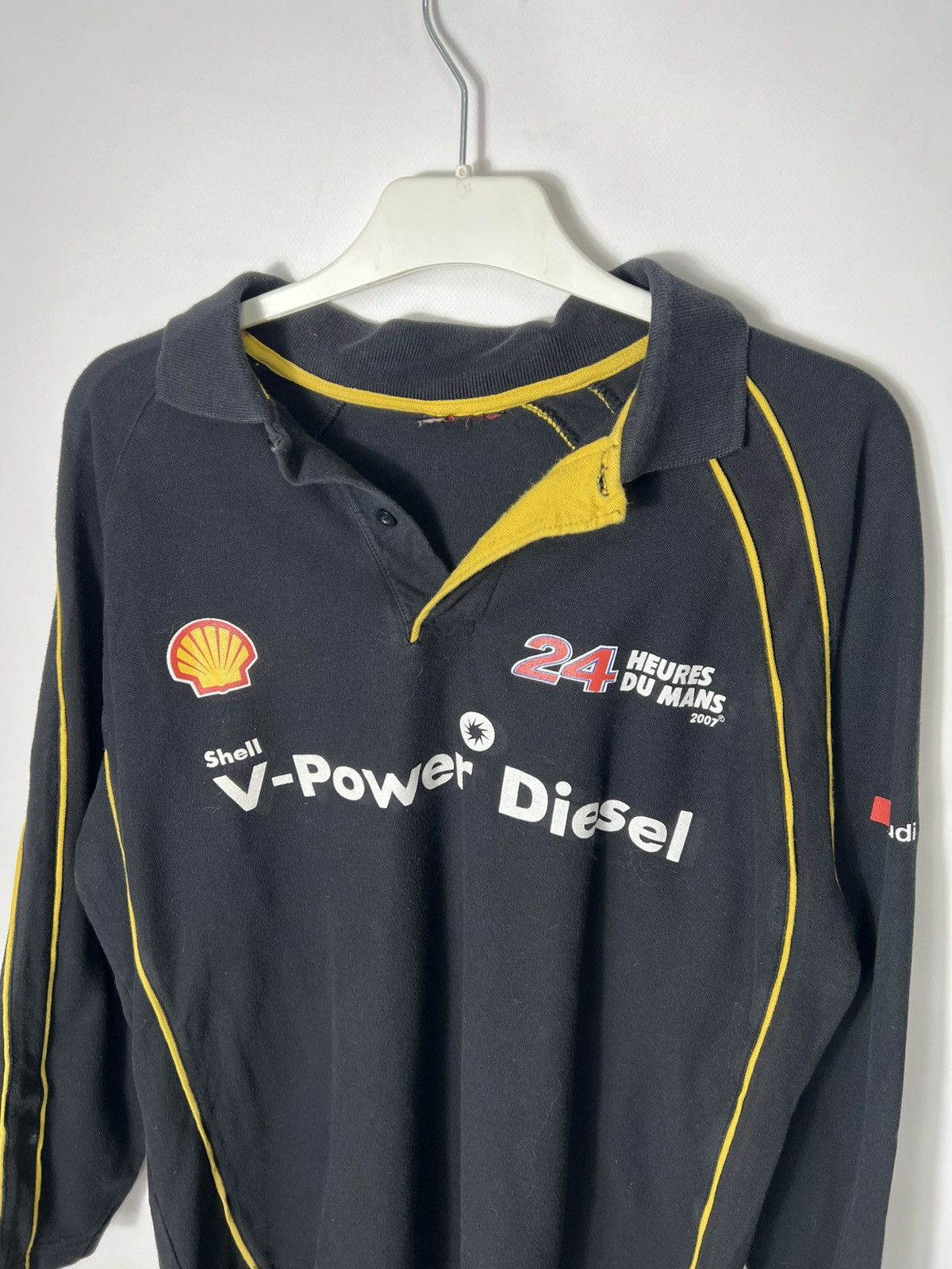 Audi SHELL V-Power Diesel Le Mans 24 Hour Winner Audi Long Sleeve Size US L / EU 52-54 / 3 - 2 Thumbnail
