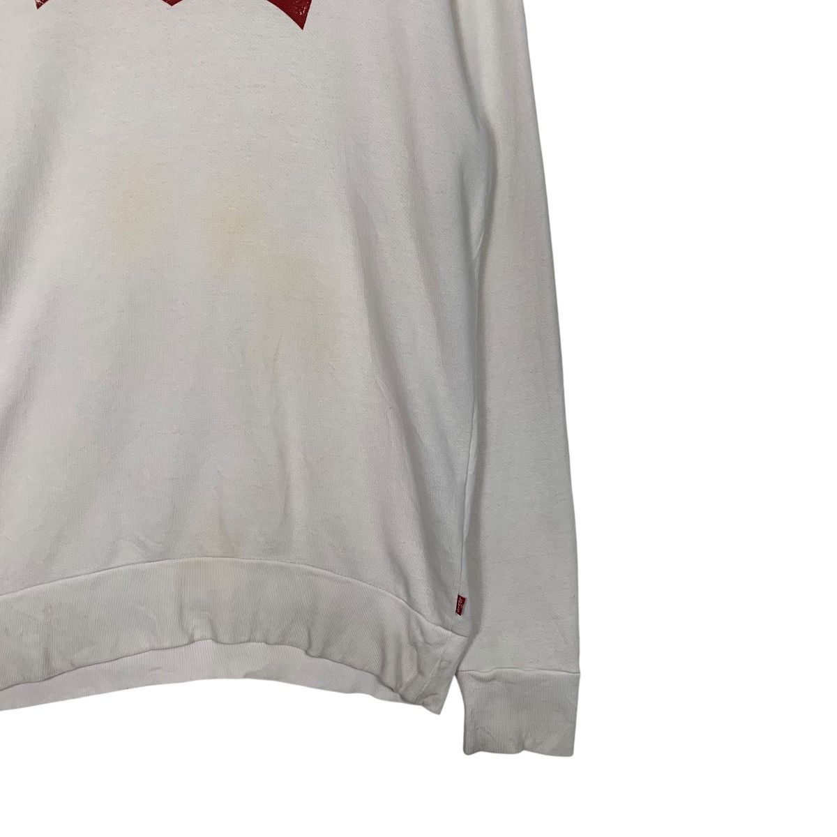 Levi's Levis White Big Logo Sweatshirt Size US M / EU 48-50 / 2 - 4 Thumbnail
