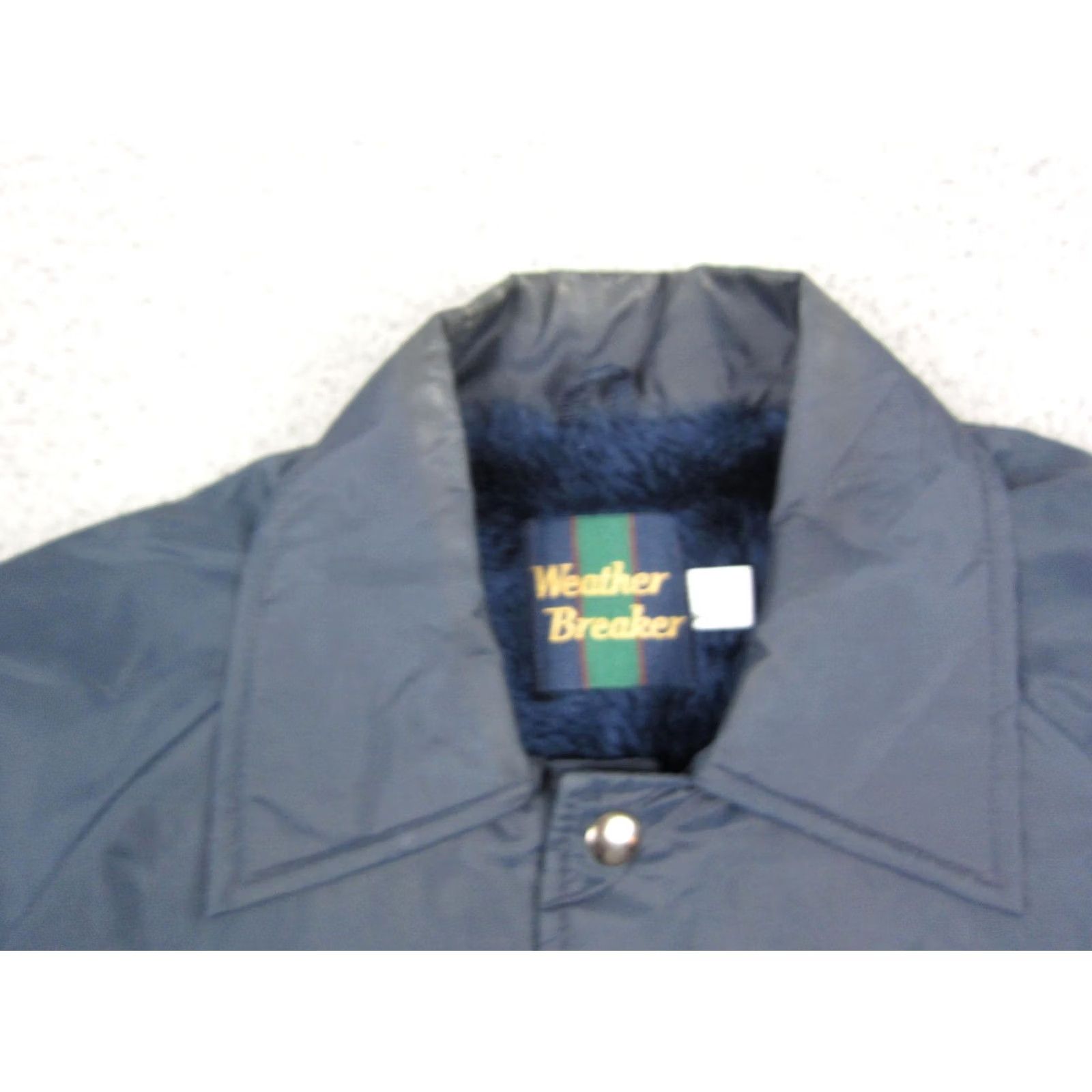 Vintage VINTAGE Weather Breaker Jacket Mens Bomber Jacket Blue 90s Lined Nylon Zip Small S Size US S / EU 44-46 / 1 - 6 Thumbnail