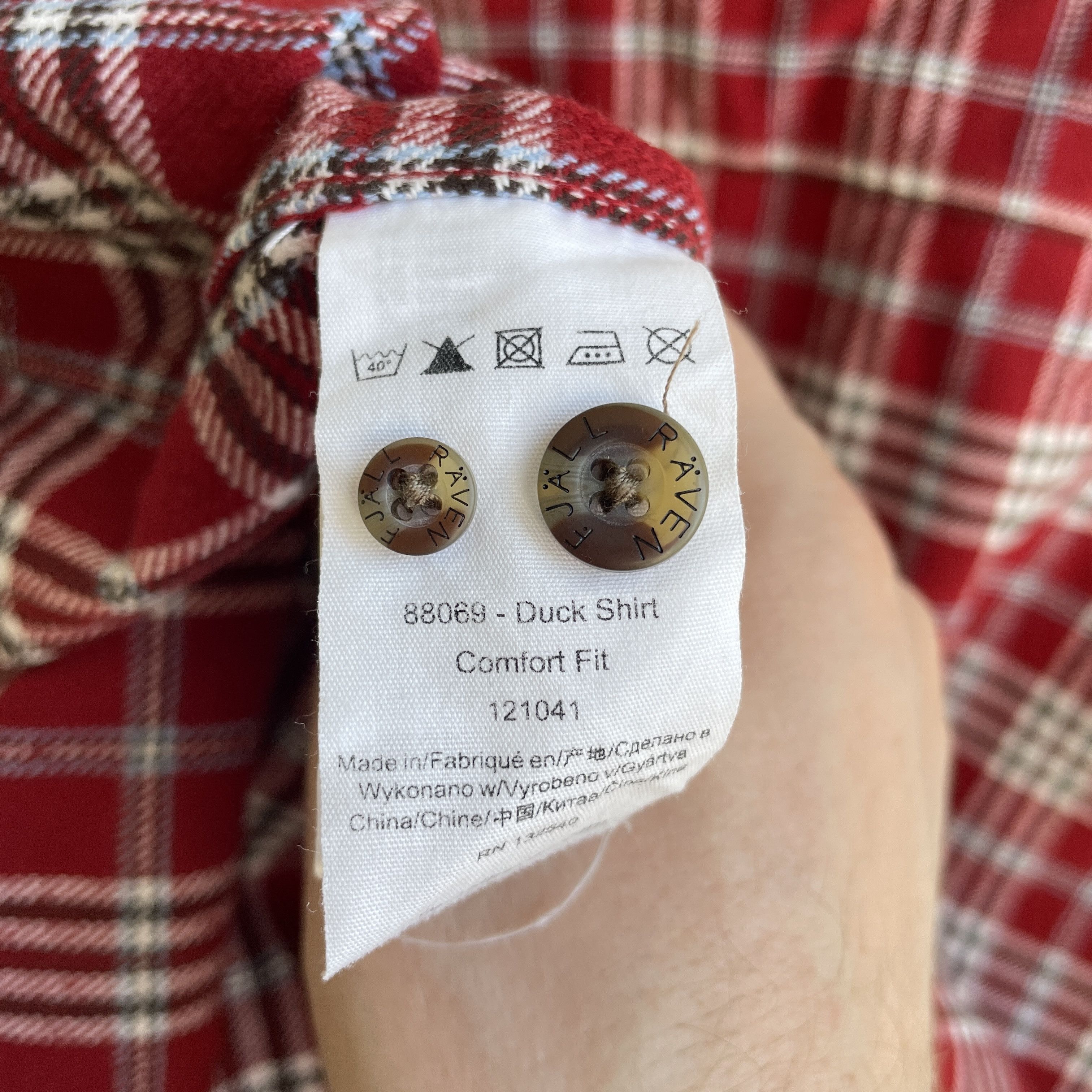 Fjallraven Fjallraven Flannel Heavy Plaid Outdoor Duck Shirt Size L Size US L / EU 52-54 / 3 - 7 Thumbnail