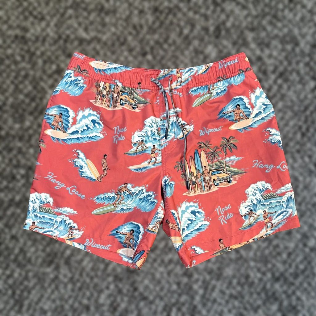 Reyn Spooner Reyn Spooner Swim Trunks M Men’s Beach Surf Hang Loose Wipeout Lined Shorts O2 Size US 31 - 1 Thumbnail