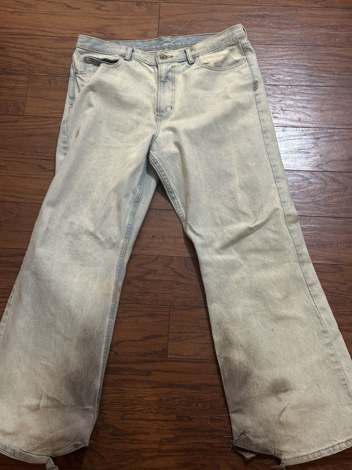 Other baggy blue acid wash denim Size US 36 / EU 52 - 1 Thumbnail