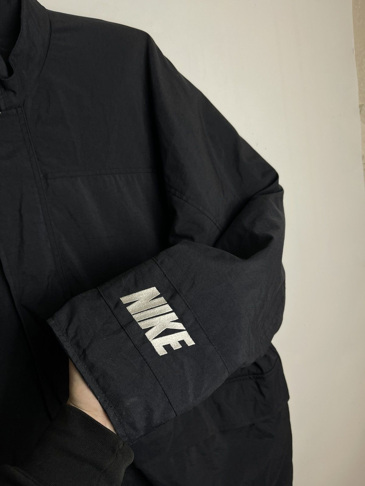 Vintage Rare 90's Vintage Nike Down Puffer Jacket Big Swoosh Logo Size US XL / EU 56 / 4 - 4 Thumbnail