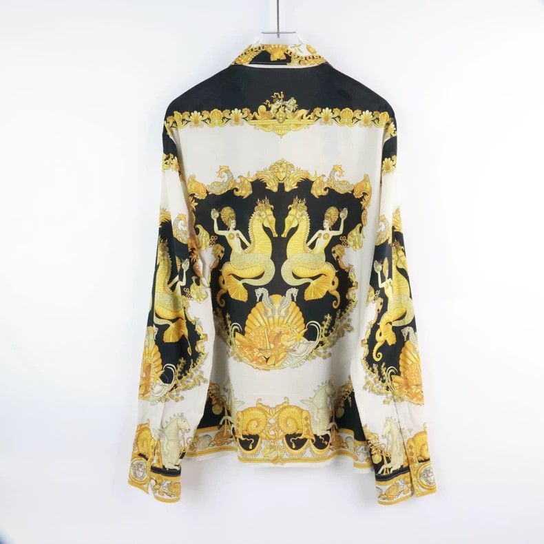 Versace Versace Silk shirt Size US L / EU 52-54 / 3 - 2 Thumbnail