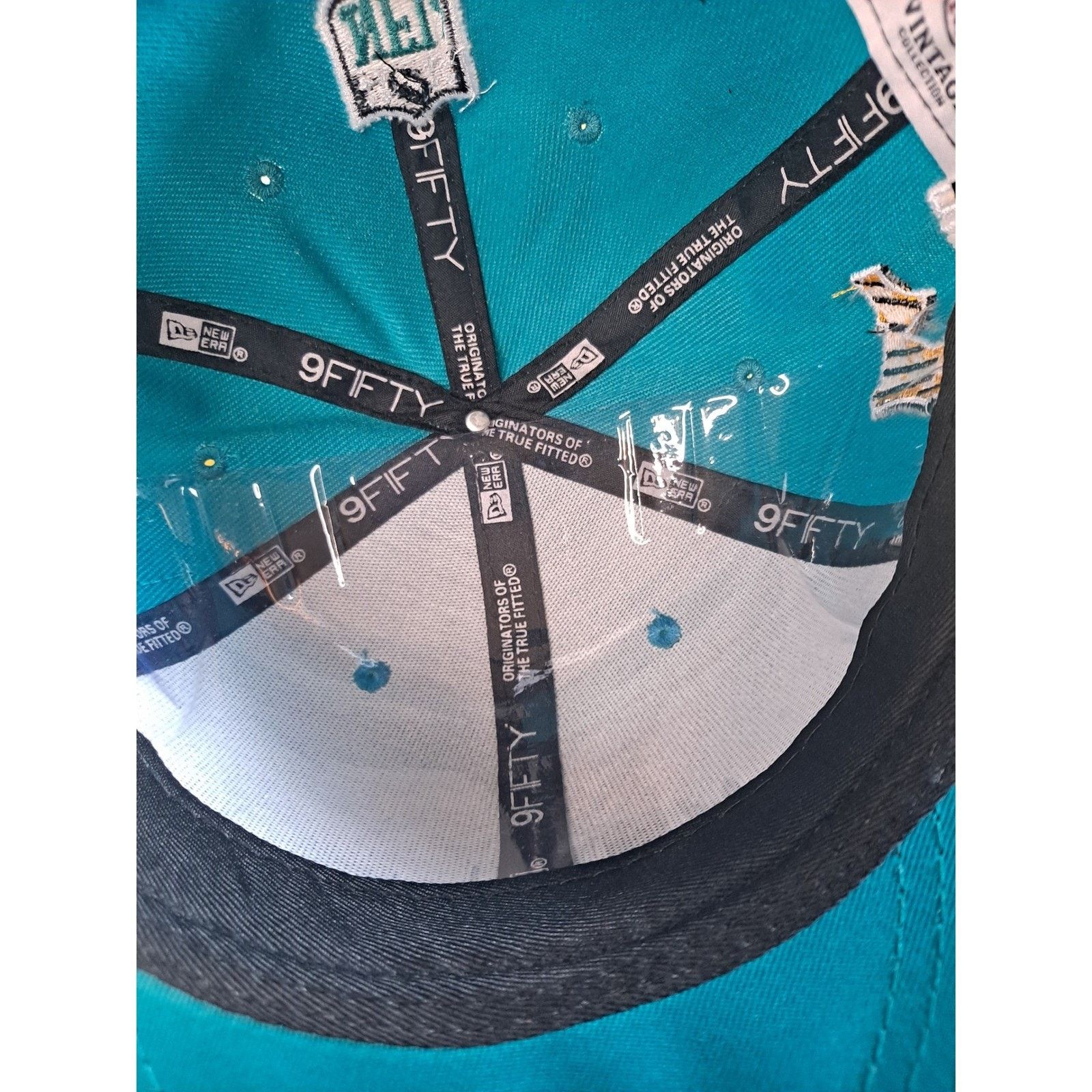 New Era Jacksonville Jaguars NFL New Era Teal Blue Snapback Hat Cap Size ONE SIZE - 7 Thumbnail