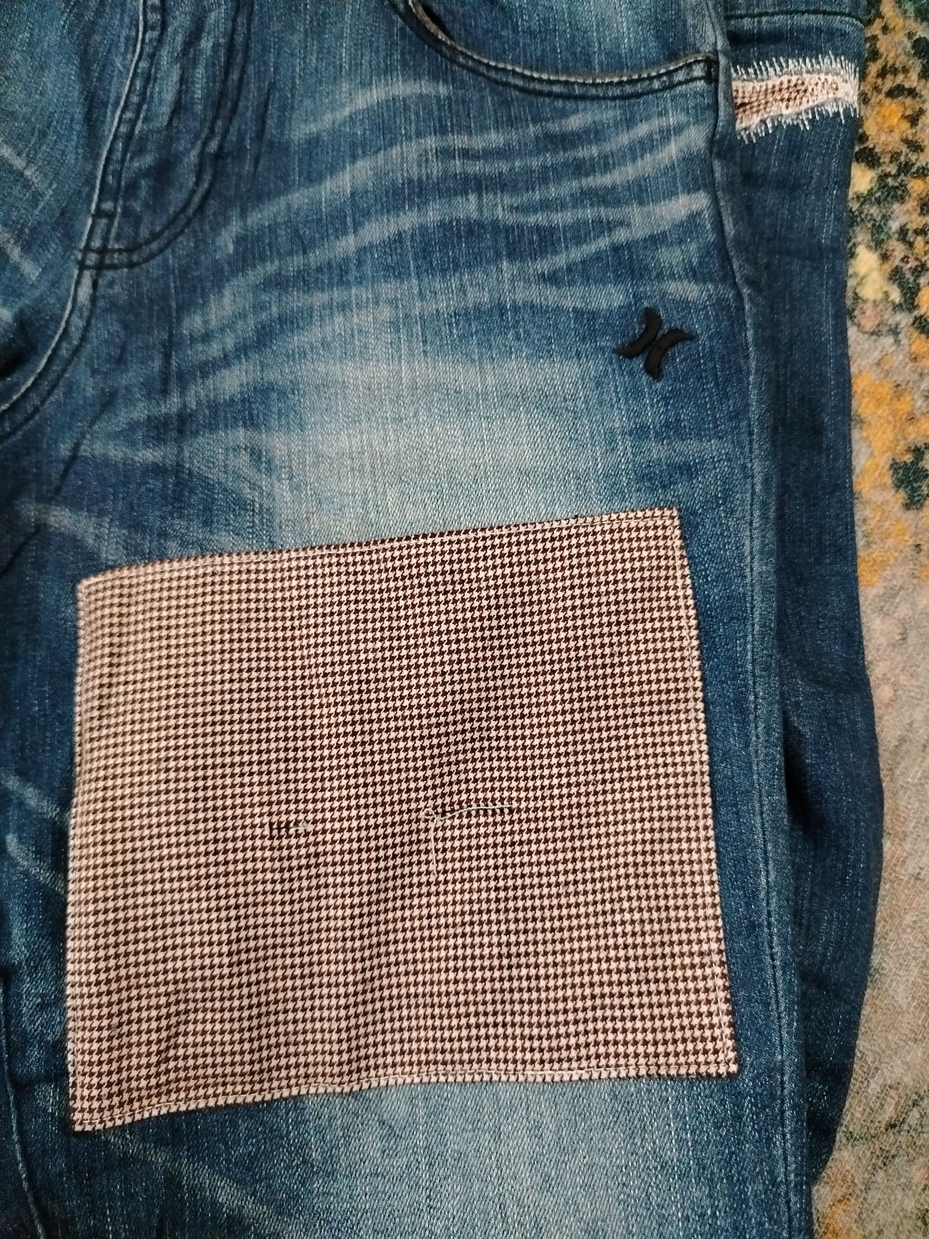 Hurley patchwork denim