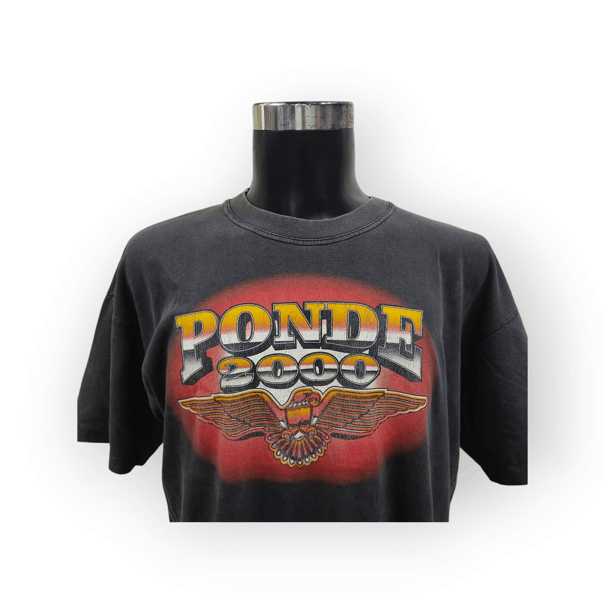 Man Made In Australia Vintage Ponde 2000 Australian Bikers Party Gig T-shirt Size US XL / EU 56 / 4 - 2 Thumbnail