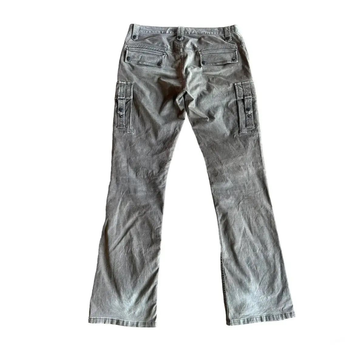 Selected Homme FLARES/BOOTCUT VTG DOUBLE KNEE RARE BONDAGE PUNK JAPAN PANTS Size US 33 - 2 Thumbnail