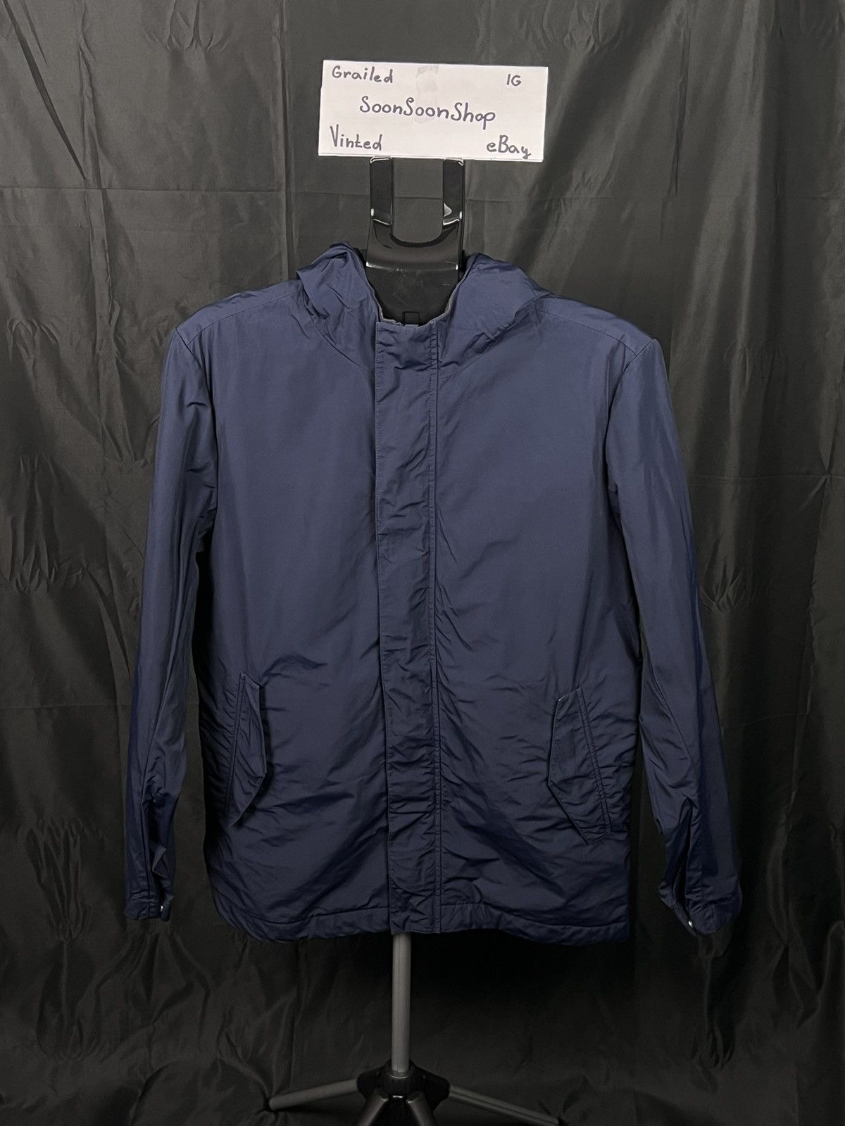 Norse Projects × Vintage 🔴 Norse Projects vintage jacket navy blue windbreaker Size US L / EU 52-54 / 3 - 3 Thumbnail