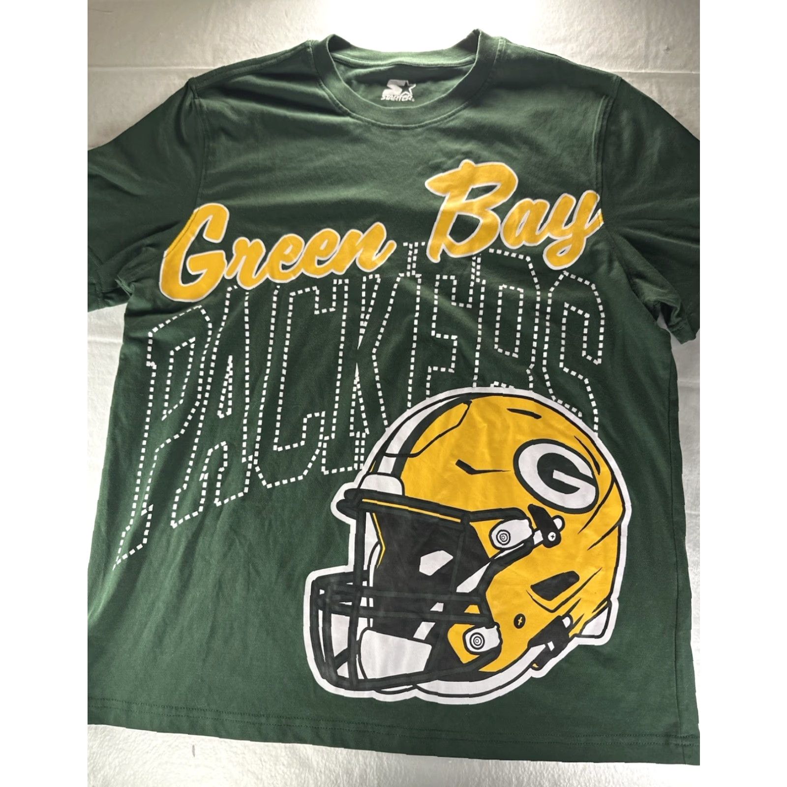 Starter VINTAGE Starter NFL Green Bay Packers Shirt Mens Large Green Logo Size US L / EU 52-54 / 3 - 3 Thumbnail