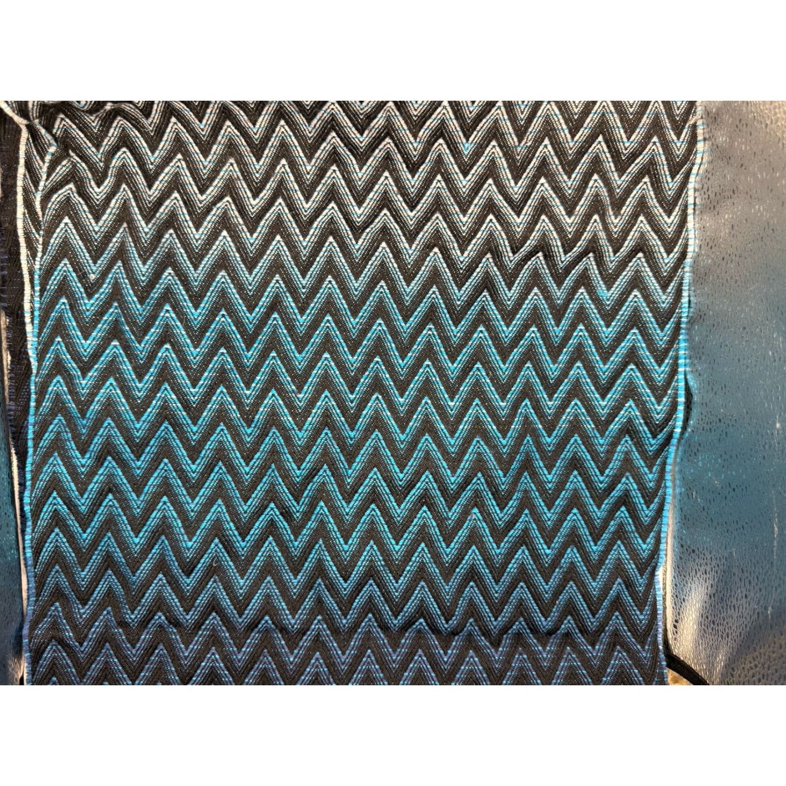 Missoni Missoni Zig Zag Scarf 100% Wool Made In Italy, Multicolor, Women, Rectangle, Knit, Wool, Pattern Zigzag, Cardigan? Size ONE SIZE - 3 Thumbnail