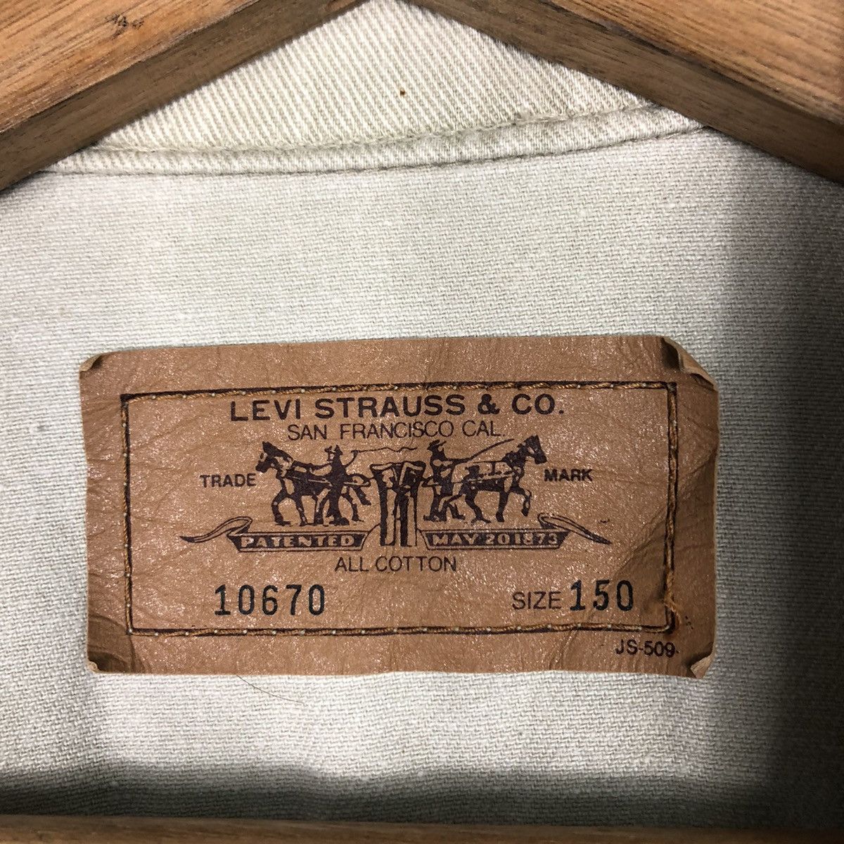 Levi's 📌Vintage Cropped Trucker Denim Biker Jacket Levi's Size US M / EU 48-50 / 2 - 19 Thumbnail