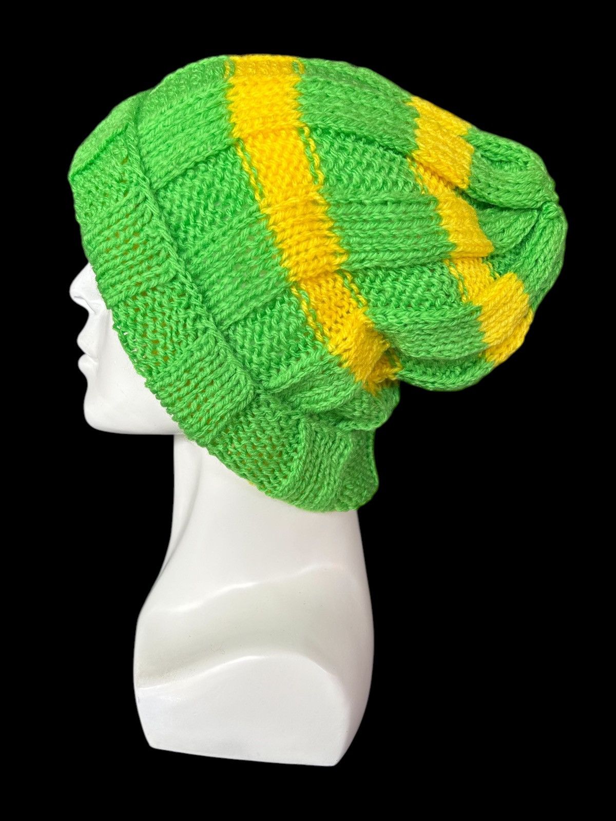 Japanese Brand × Kapital × Vintage Crochet Knitted Handmade Rare Beanie Hats☠️☠️ Size ONE SIZE - 1 Thumbnail