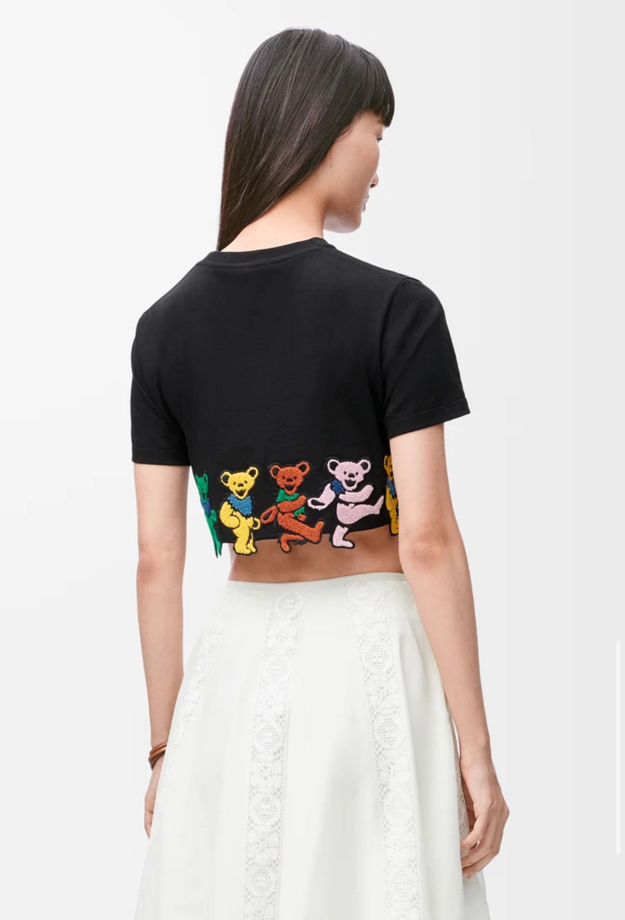 Grateful Dead × Loewe Loewe Grateful Dead Paula’s Ibiza Cropped T-Shirt in Cotton Size S / US 4 / IT 40 - 4 Thumbnail