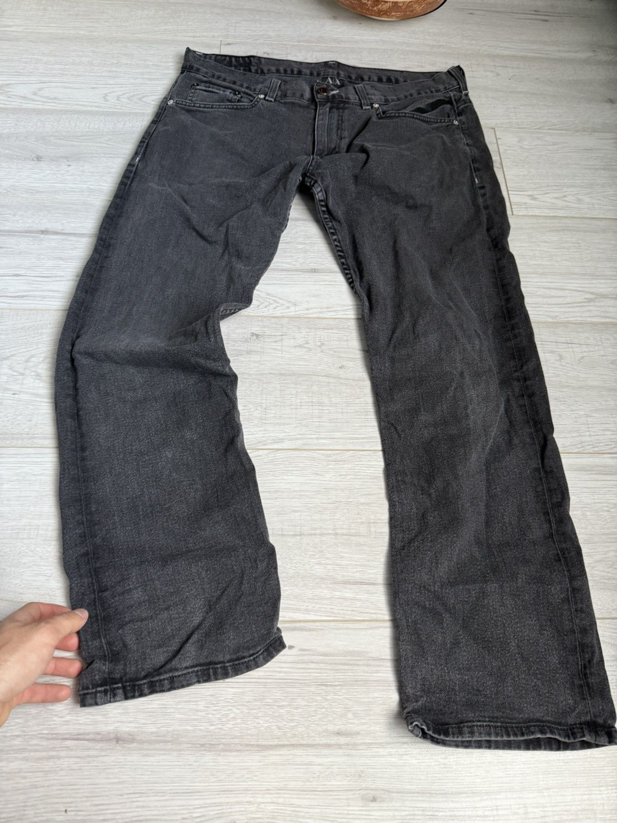Armani Exchange Jeans Armani Exchange denim pants back logo made in USA Size US 36 / EU 52 - 5 Thumbnail