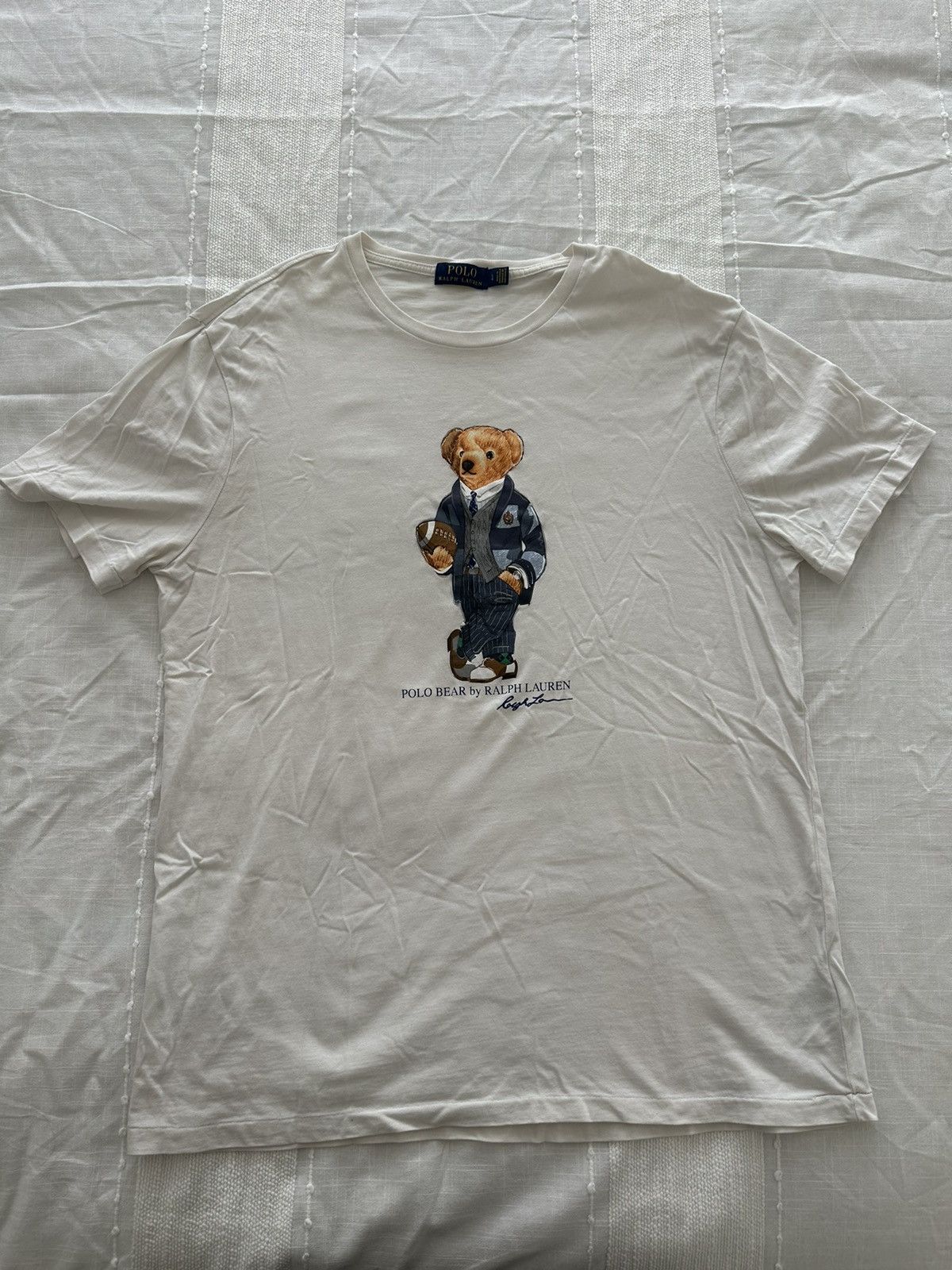 Polo Ralph Lauren Polo Ralph Lauren Bear Tee Used Size Large Size US L / EU 52-54 / 3 - 1 Thumbnail