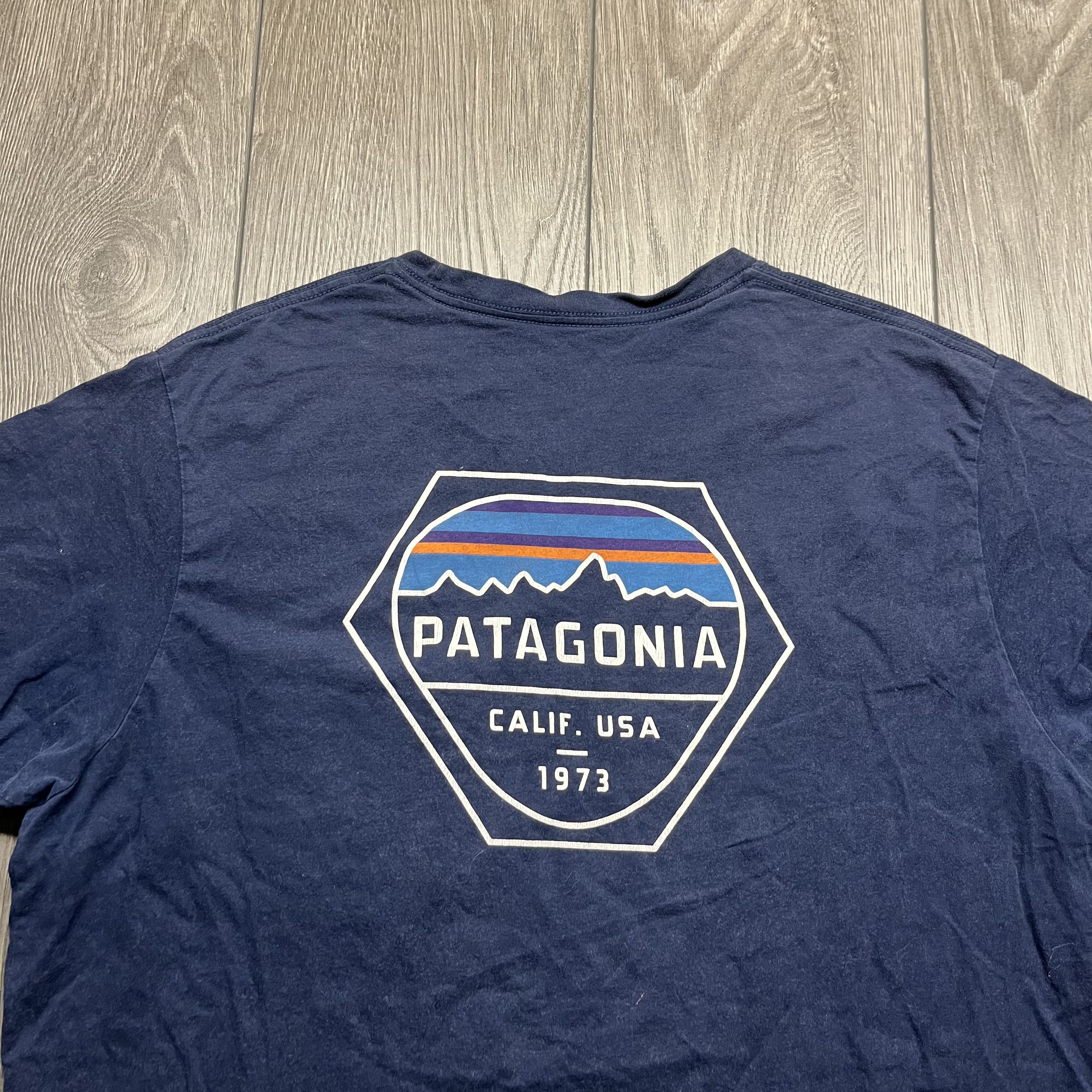 Patagonia Patagonia Hiking Outdoors T Shirt Blue Slim Large Size US L / EU 52-54 / 3 - 2 Thumbnail