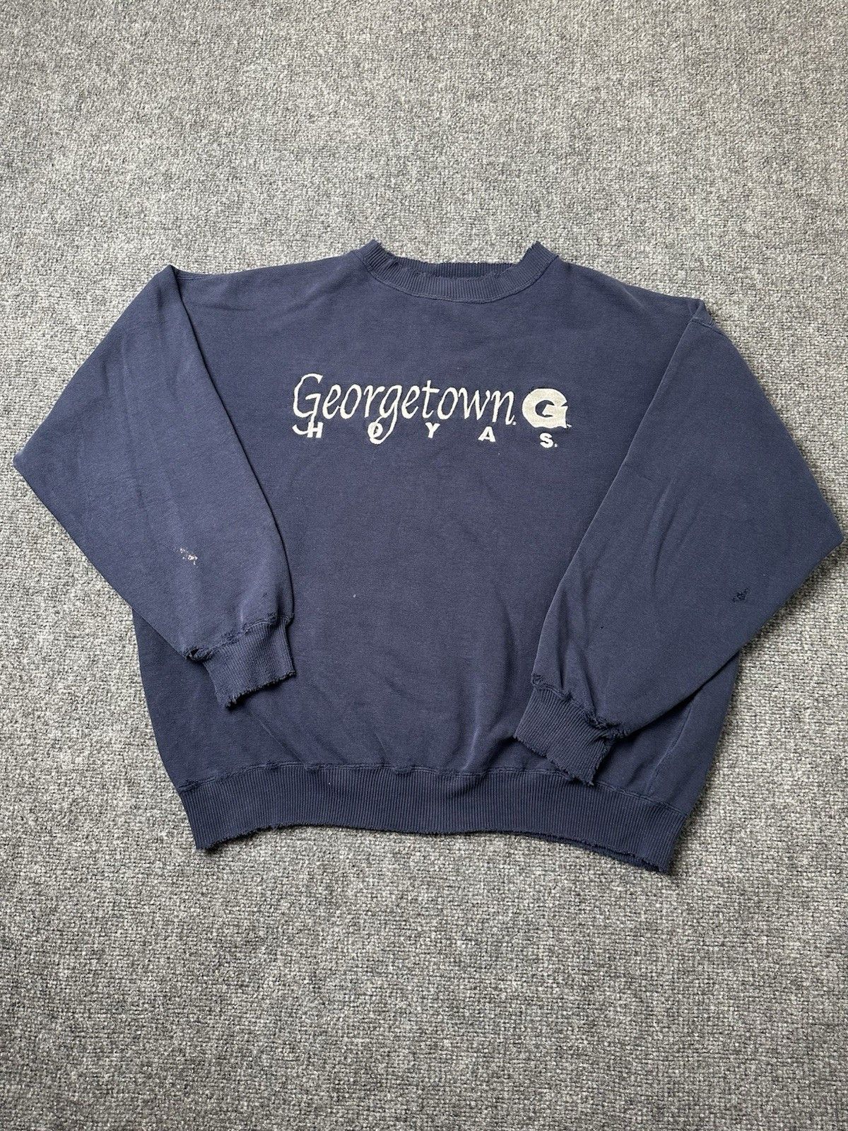 Champs Sport Mens Georgetown Hoyas Champs Sports Sweatshirt 1990s Size XL Size US XL / EU 56 / 4 - 1 Thumbnail