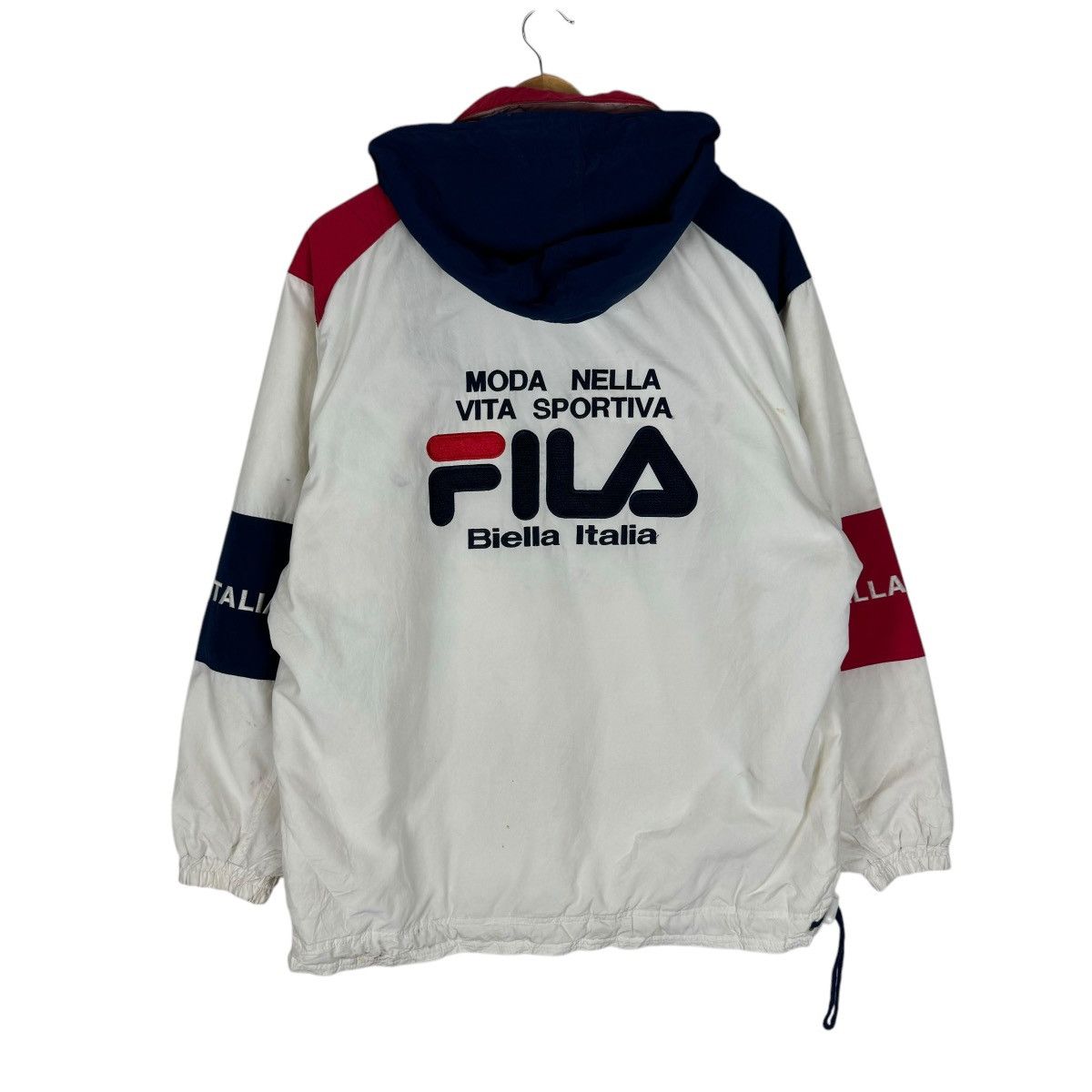 Fila × Vintage ☀️FILA HOODIE ANORAK WINDBREAKER JACKET Size US M / EU 48-50 / 2 - 6 Thumbnail