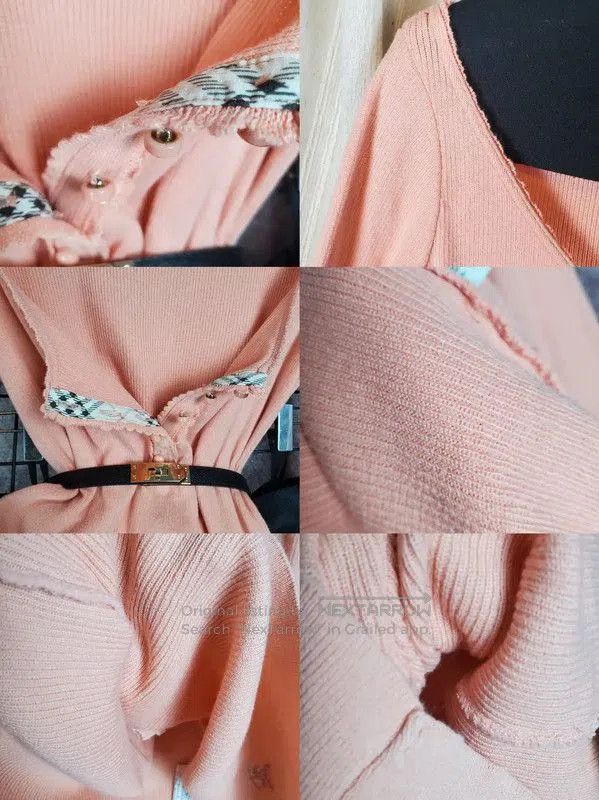 Burberry Burberry Coral Pink Embroidered Logo Long Sleeve Top. Size S / US 4 / IT 40 - 9 Thumbnail