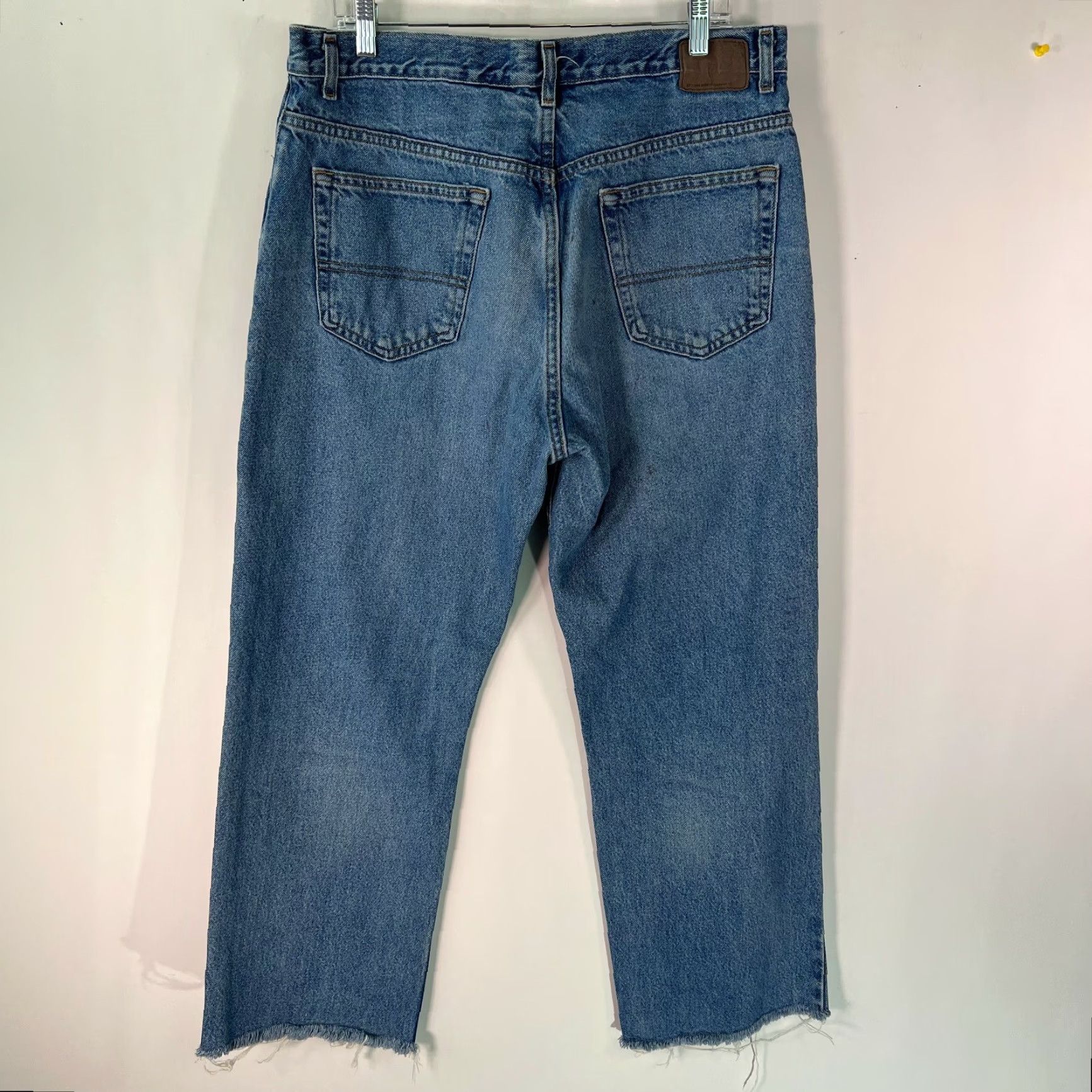 Denime Sonoma Life + Style Mens Stretch Medium Wash Casual Blue Denim Jeans Size 36X32 Jeans Men's Regular Blue 5-Pocket Design Baggy Size US 34 / EU 50 - 2 Thumbnail