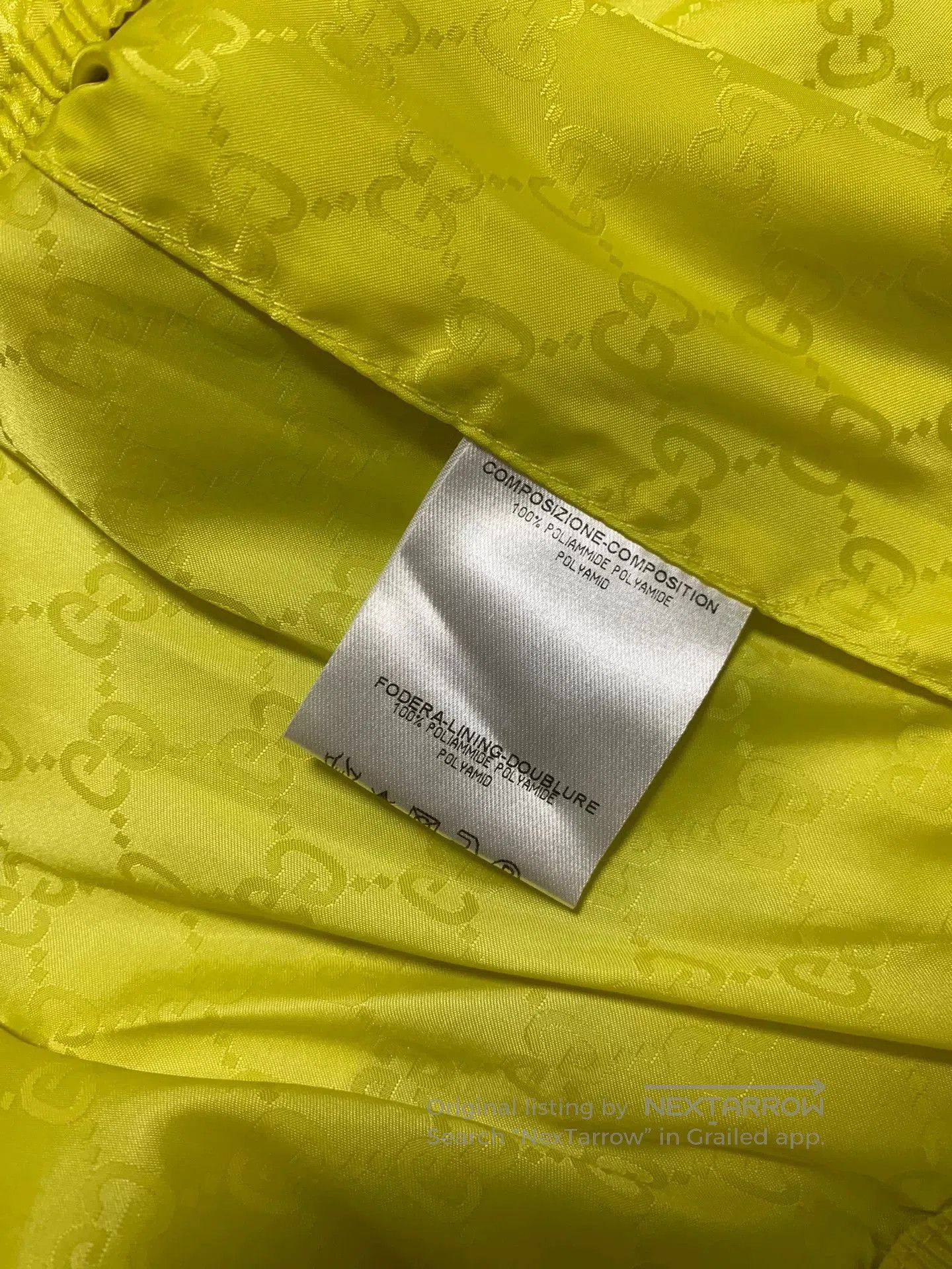 Gucci Gucci Fluorescent Yellow Dragon Print Jacket. Size US L / EU 52-54 / 3 - 5 Thumbnail