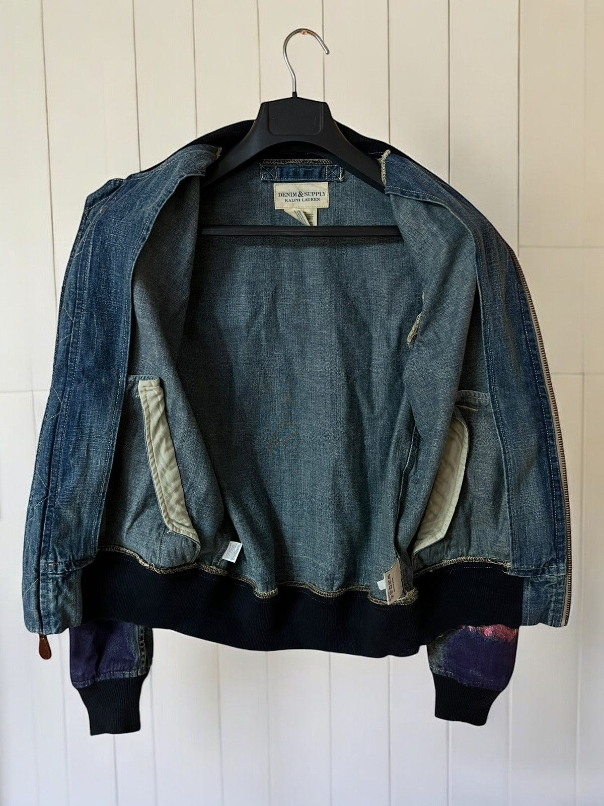 Denim & Supply Ralph Lauren × Designer × Polo Ralph Lauren Offer!🫵🏻 DENIM & SUPPLY RALPH LAUREN DENIM BOMBER JACKET MA1 Size US M / EU 48-50 / 2 - 3 Thumbnail