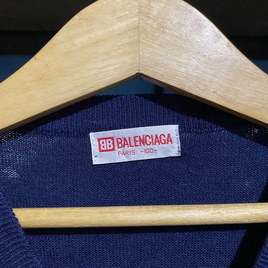 Balenciaga Vintage Balenciaga Knit Sweater Size US M / EU 48-50 / 2 - 3 Thumbnail